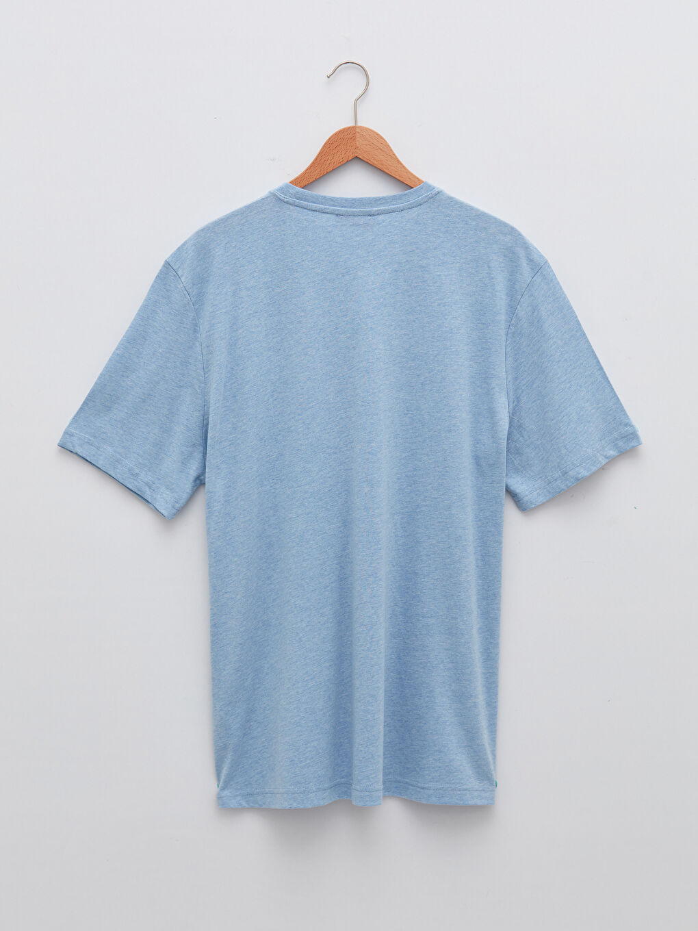 LCWAIKIKI Classic Crew Neck Short Sleeve Printed Combed Cotton Large Size Men's T-Shirt -S1MH78Z8-L8Y