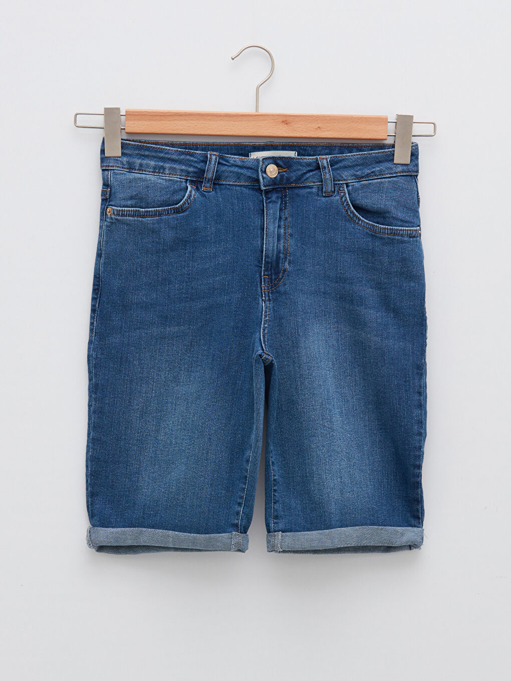 High Waist Pocket Detailed Women's Rodeo Jean Shorts -S1MI01Z8-507