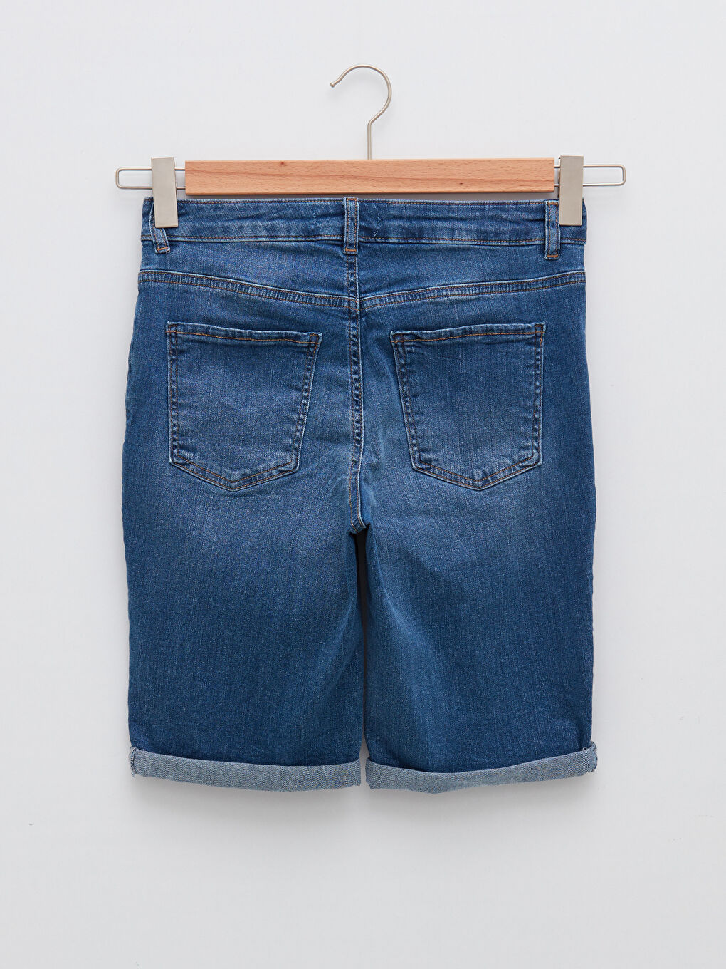 High Waist Pocket Detailed Women's Rodeo Jean Shorts -S1MI01Z8-507