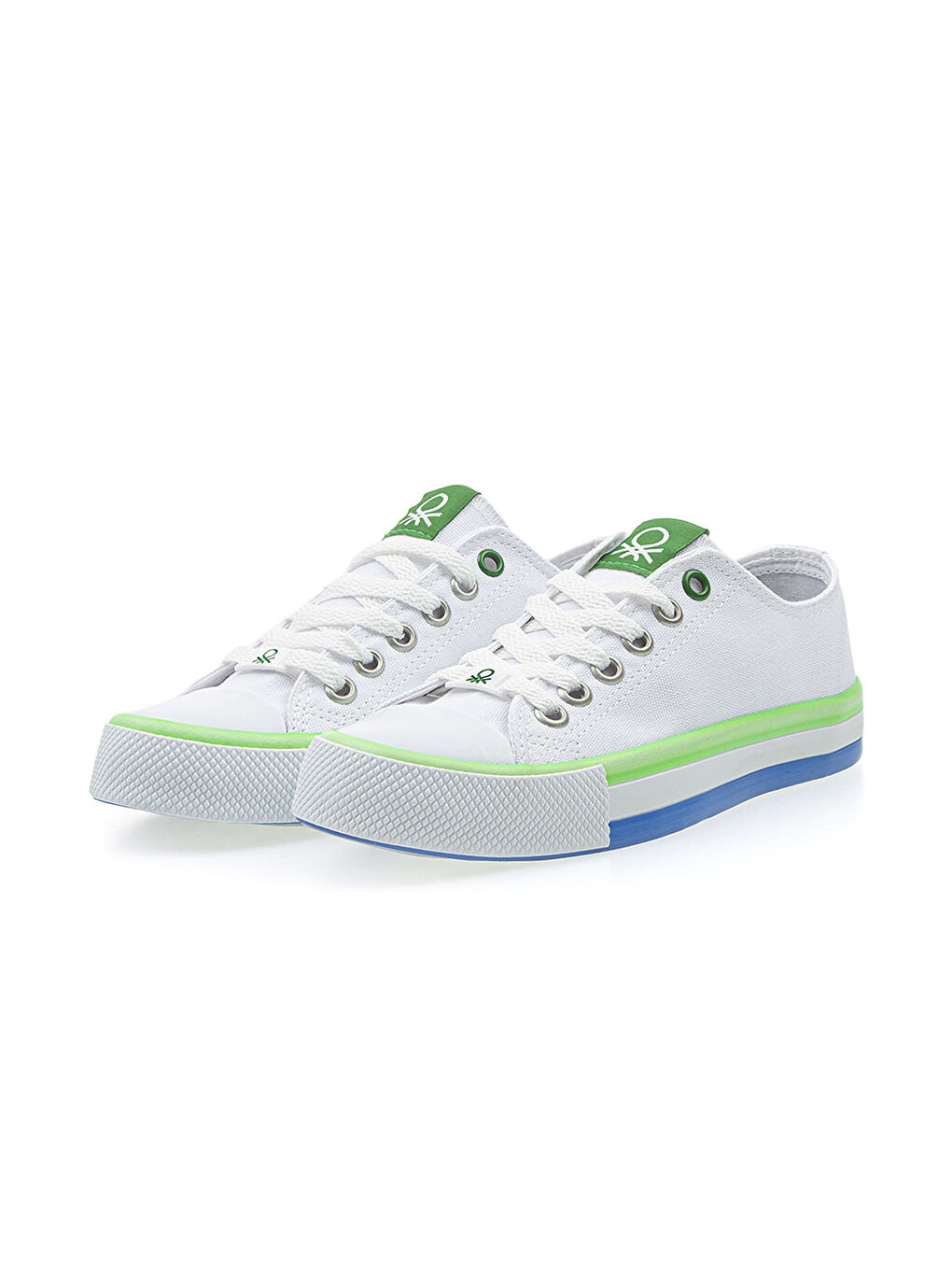 Beyaz Bağcıklı Erkek Çocuk Spor Ayakkabı-2