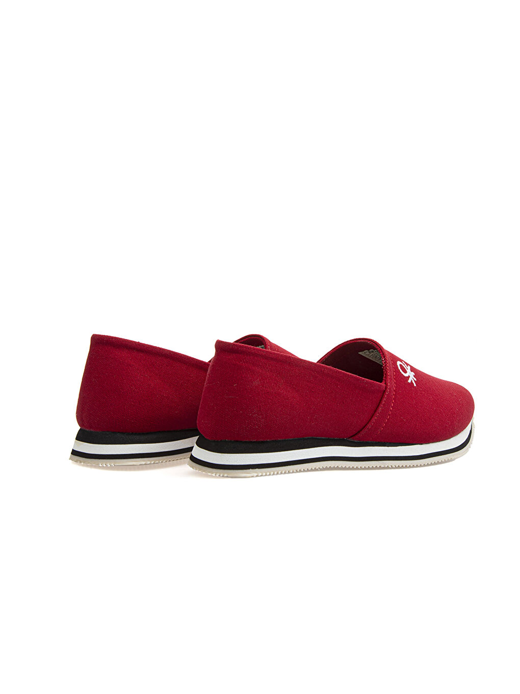 Kırmızı Nakış Detaylı Kadın Aktif Spor Ayakkabı-3