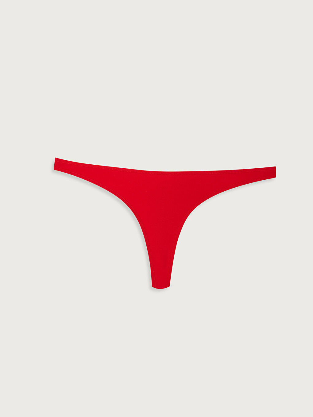 Kırmızı Kadın Düz Bikini Alt