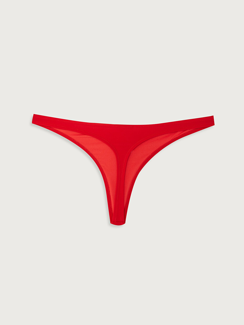 Kırmızı Kadın Düz Bikini Alt-1