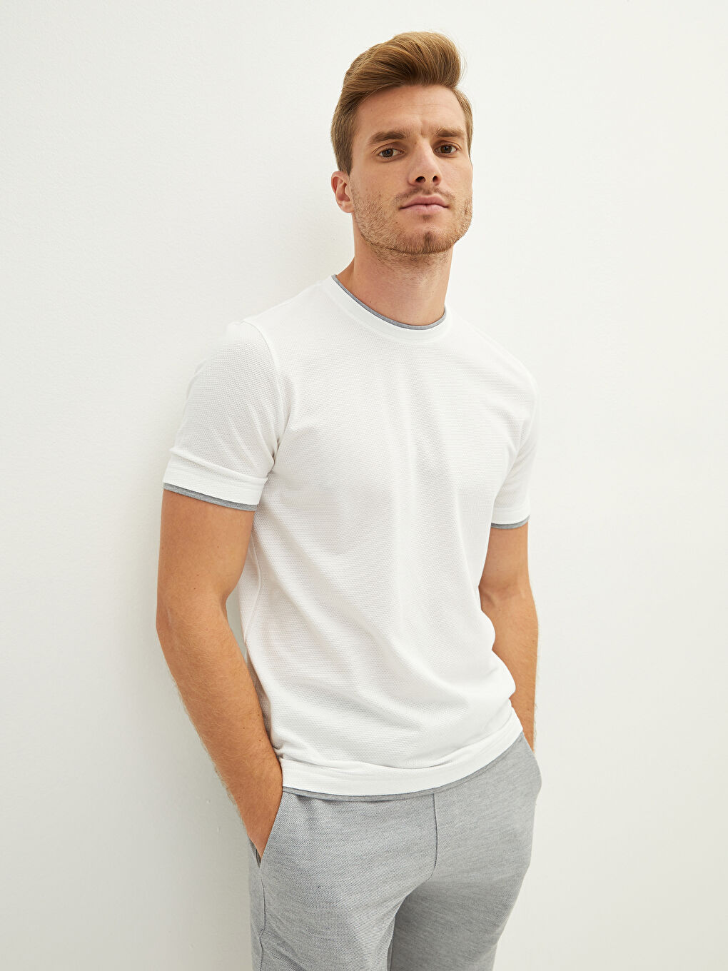 Crew Neck Jersey Men's T-Shirt