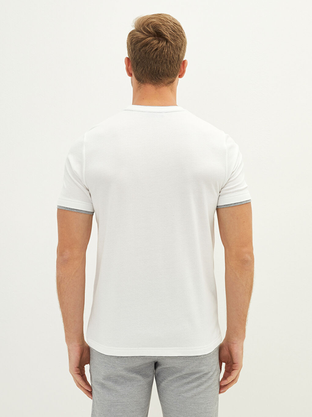 Crew Neck Jersey Men's T-Shirt-4