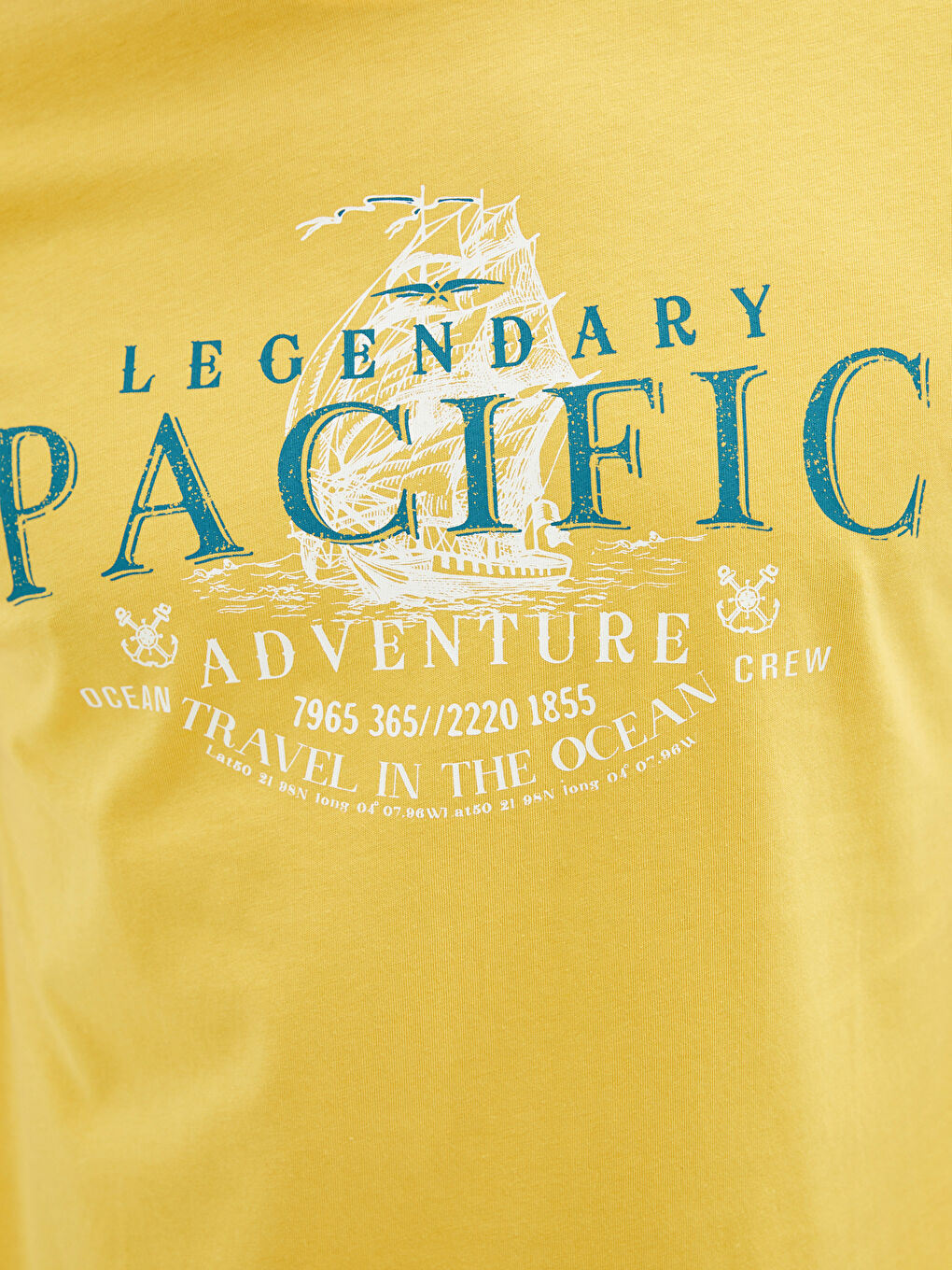 Crew Neck Short Sleeve Printed Combed Cotton Men's T-shirt-4