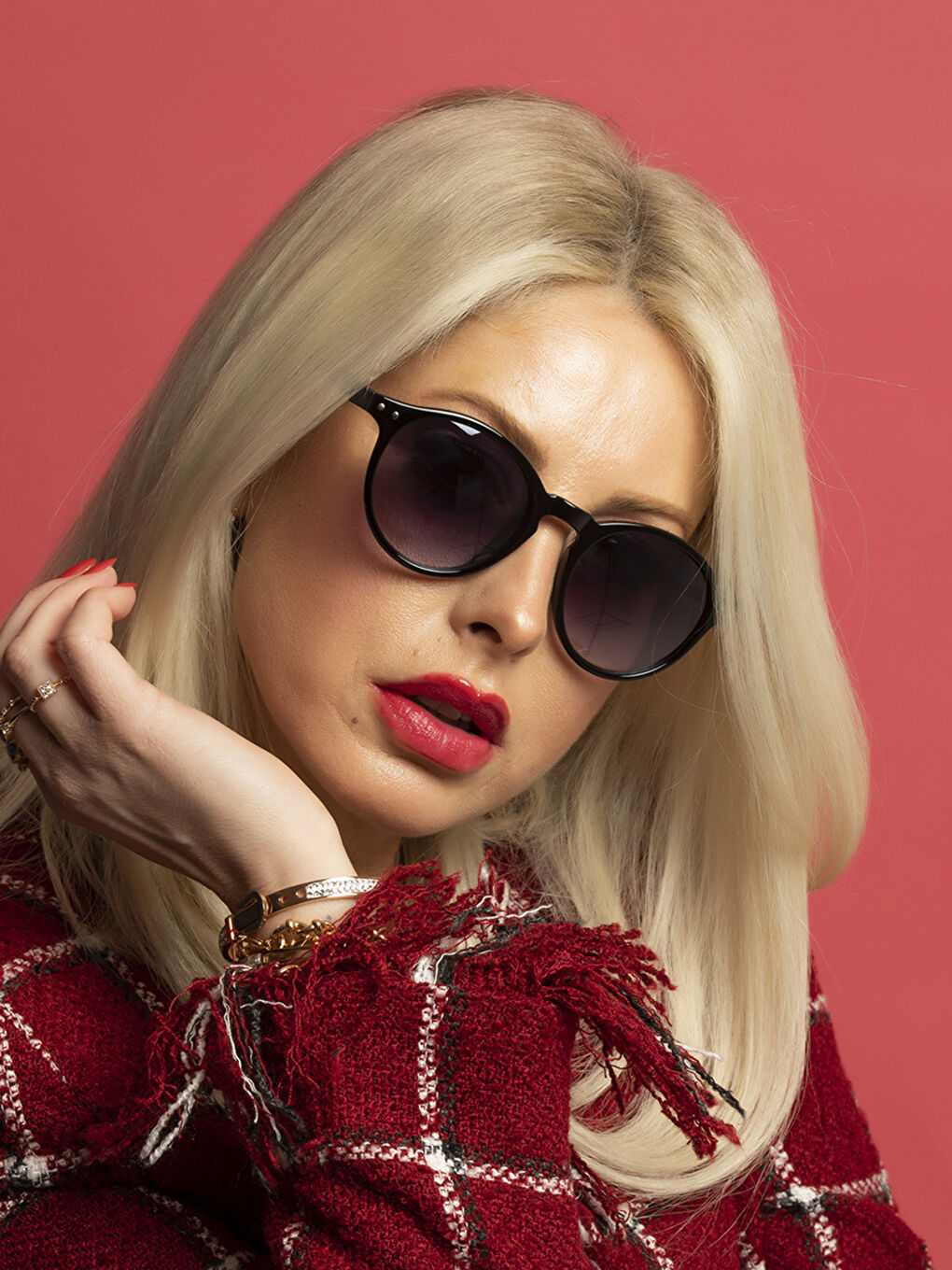 POLO UK Round Frame Women Sunglasses-2