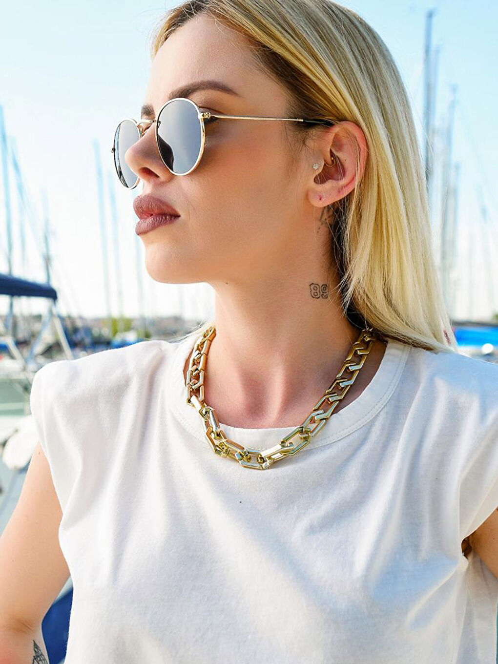 POLO UK Metal Framed Women's Sunglasses-1