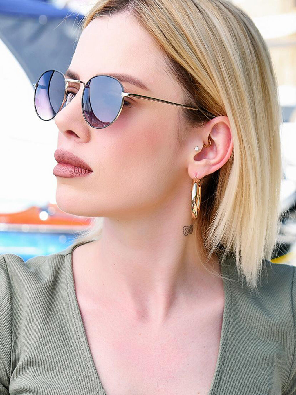 POLO UK Metal Framed Women's Sunglasses-2