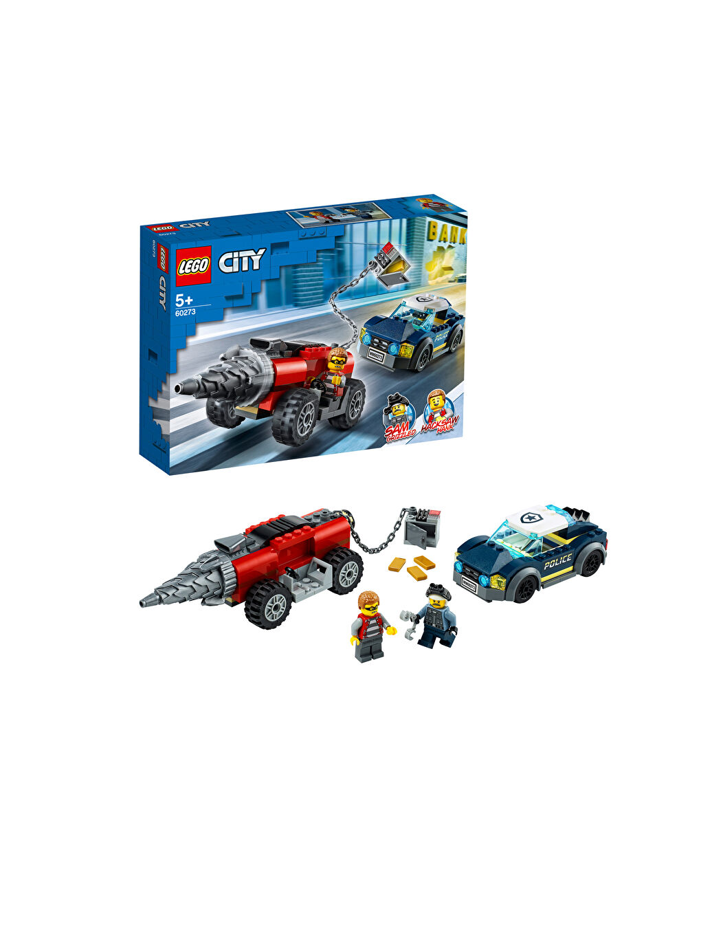 LEGO City Polis Delici Takibi Aracı-1