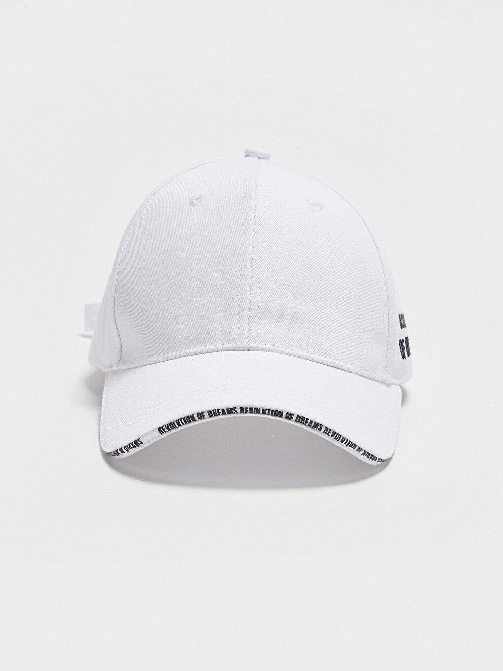 Lettering Detailed Cotton Hat