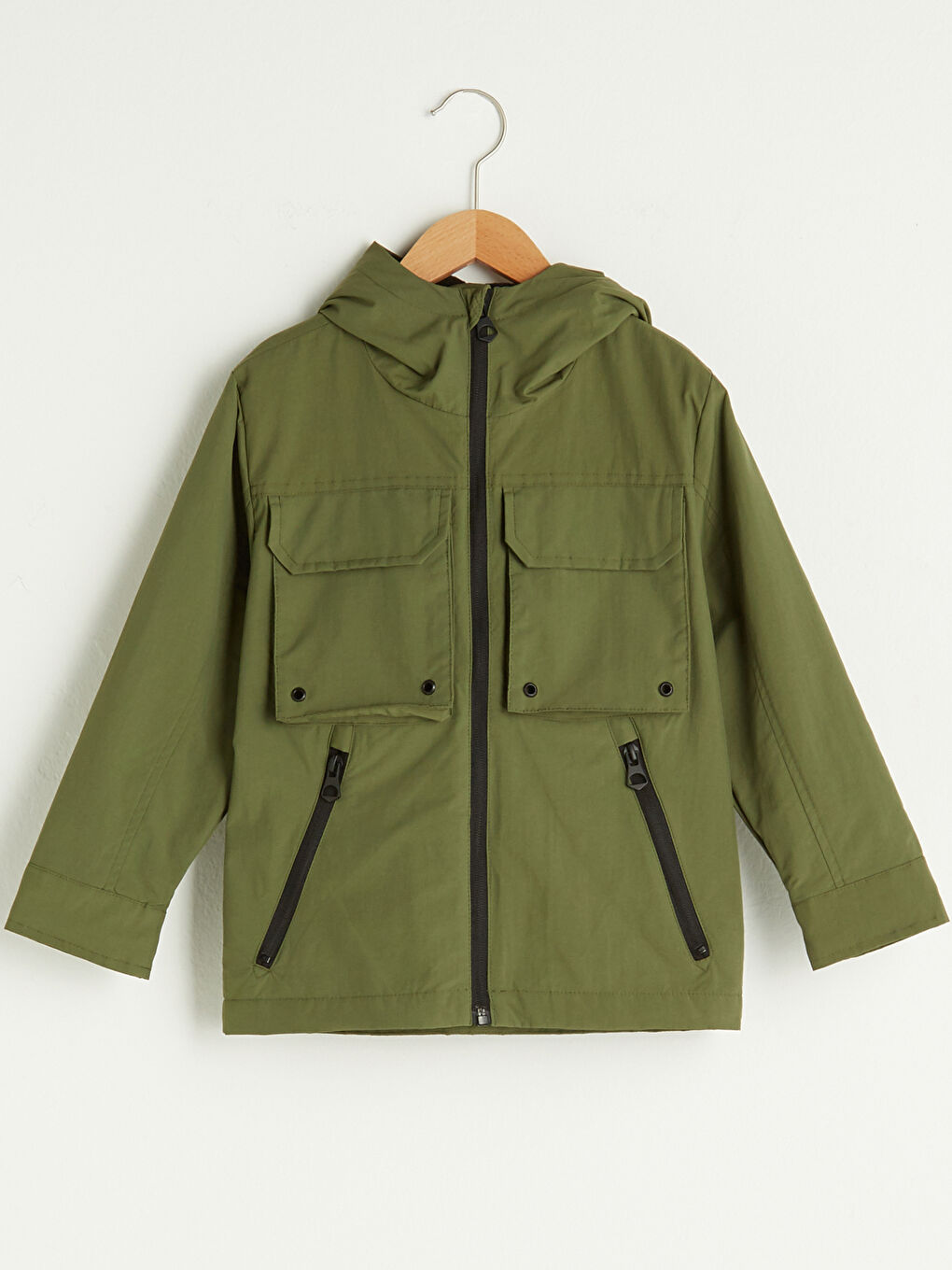 Hooded Boy's Thin Raincoat