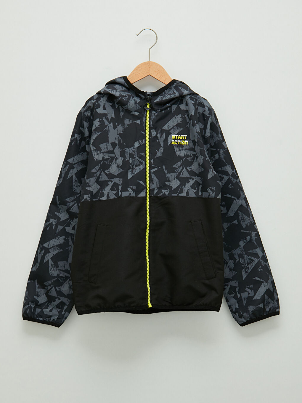 Hooded Boy's Thin Raincoat