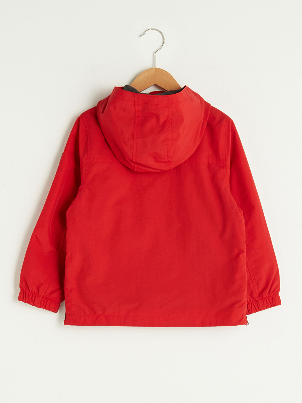 Hooded Long Sleeve Boy Kangaroo Coat-1