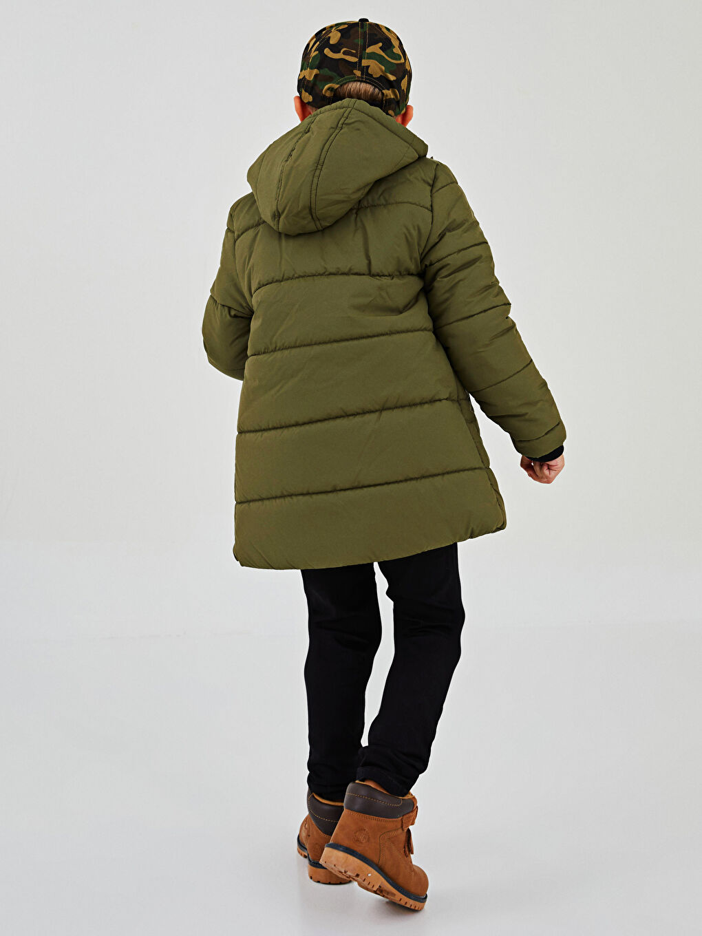 Palton Gros cu Glugă pentru Băieți-4