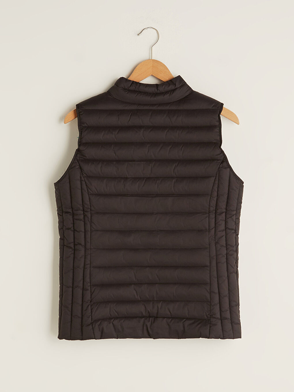 Women's Vest and Bag With Stand Collar Zipper Closure Sleeveless-9