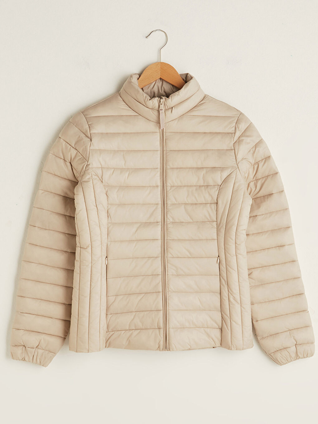 Скрытый худи с воротником-трубой, на молнии, с длинным рукавом, тонкий женский пуховик и сумка-7