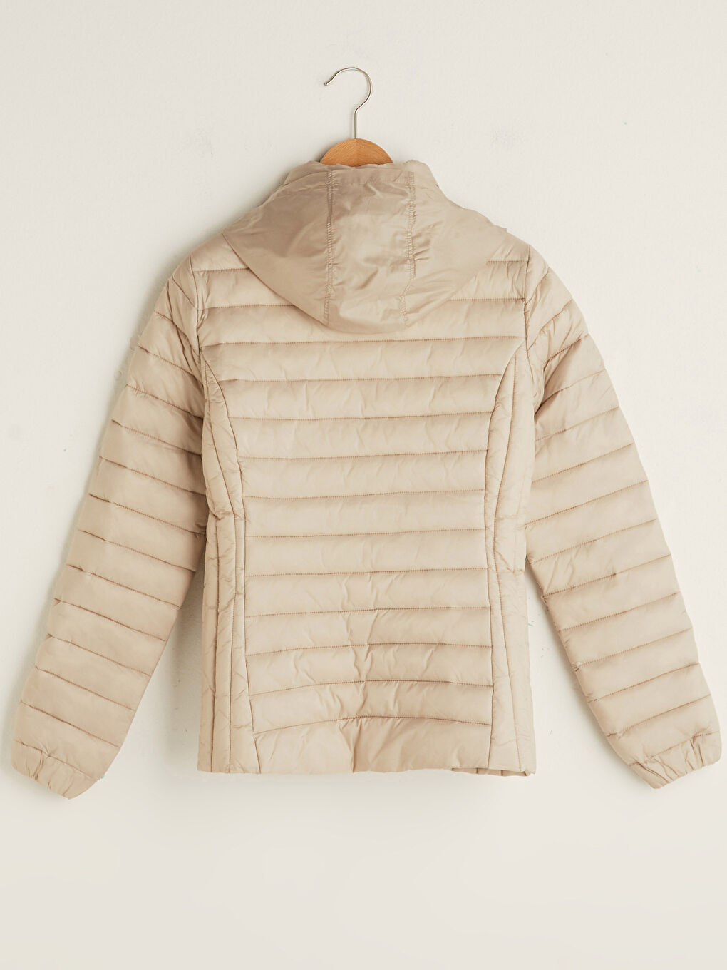 Скрытый худи с воротником-трубой, на молнии, с длинным рукавом, тонкий женский пуховик и сумка-10