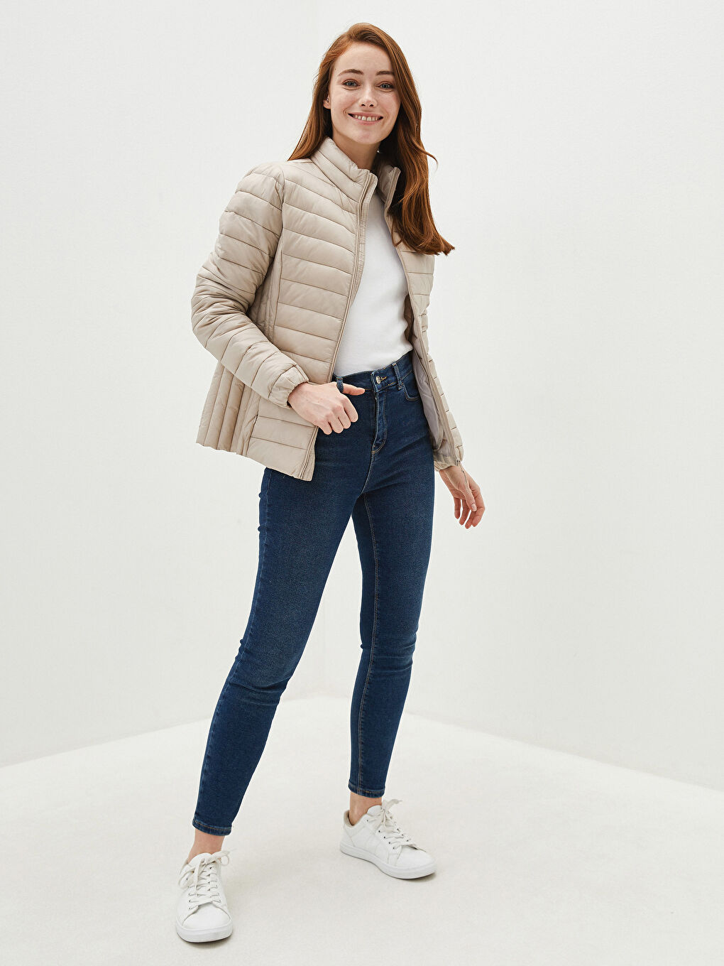 Скрытый худи с воротником-трубой, на молнии, с длинным рукавом, тонкий женский пуховик и сумка-5