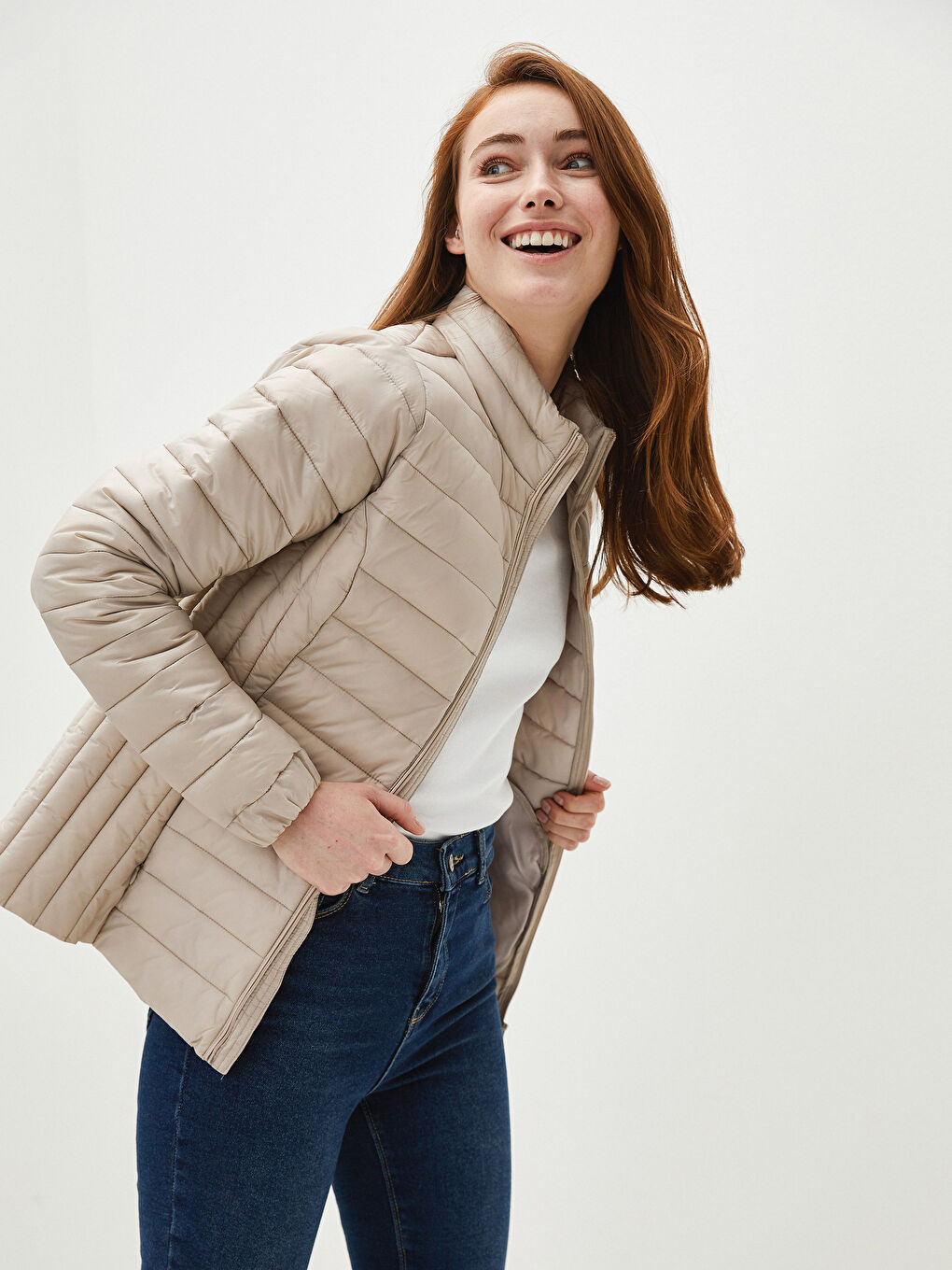 Скрытый худи с воротником-трубой, на молнии, с длинным рукавом, тонкий женский пуховик и сумка-2