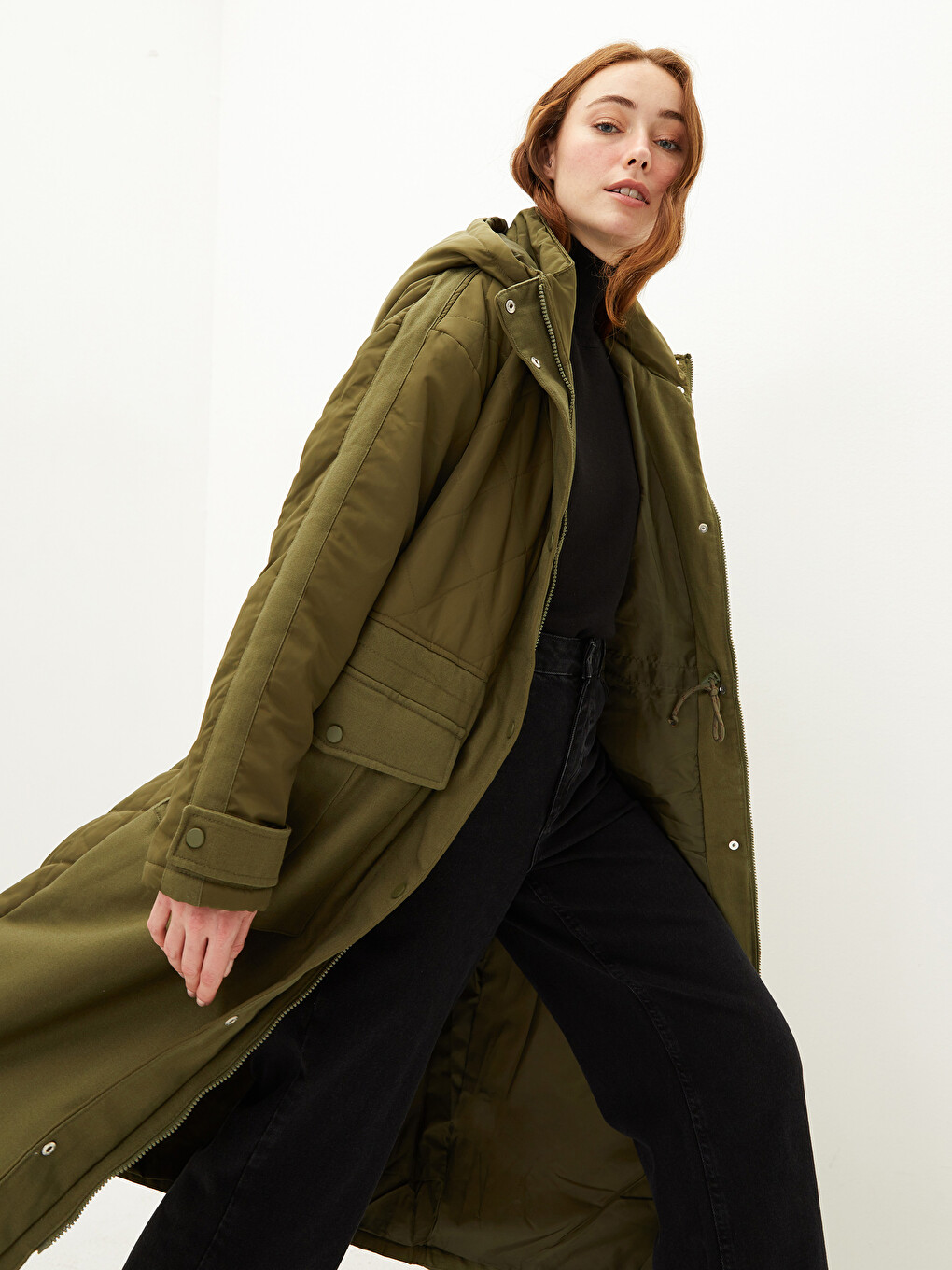 Veste Kaki Femme
