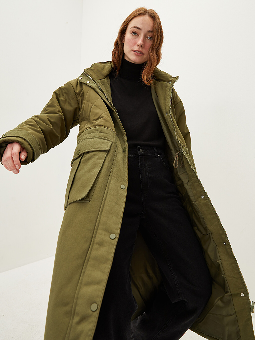 Veste Kaki Femme-1