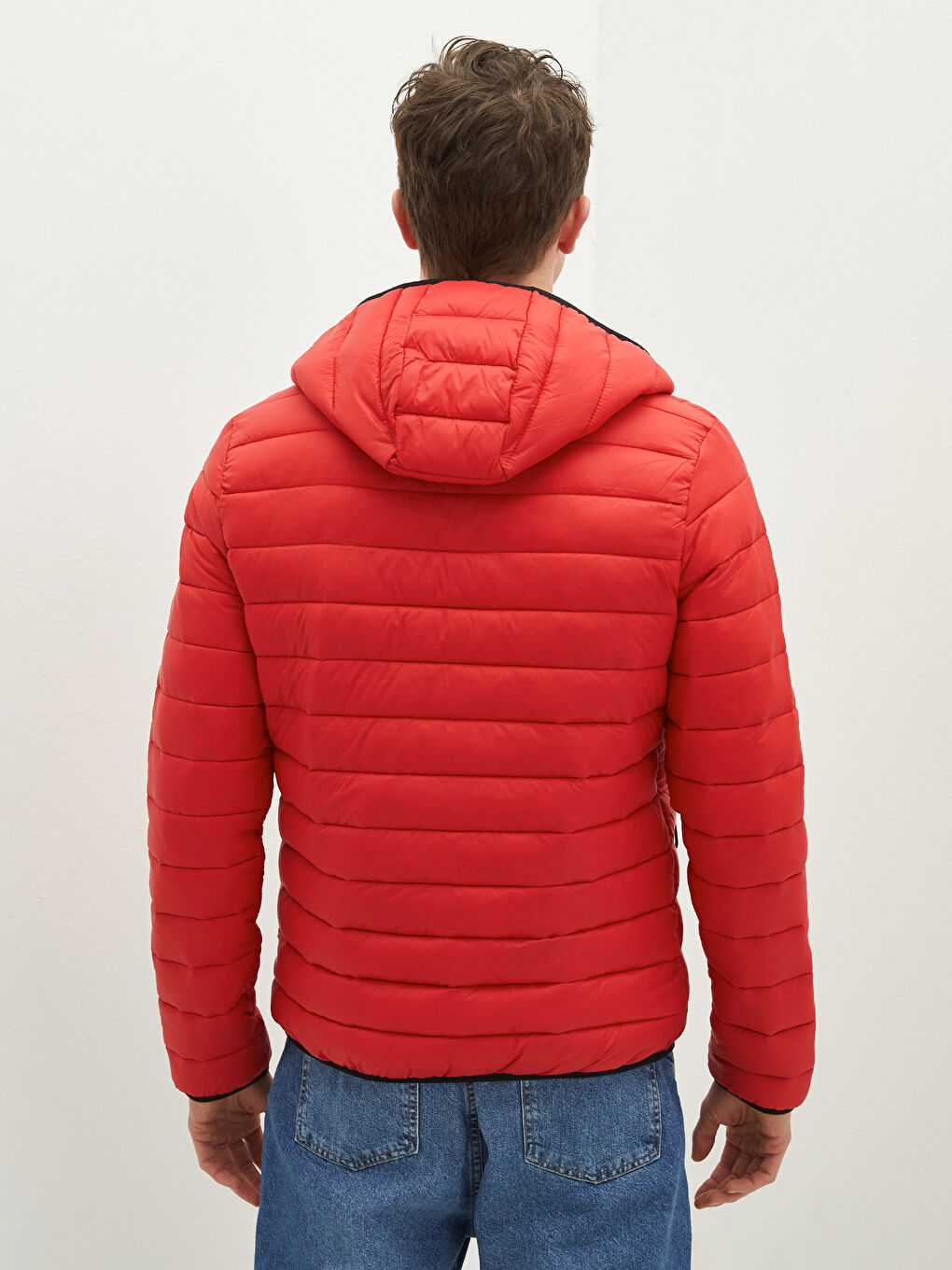 Slim Fit Hooded Men's Puffer Coat-5