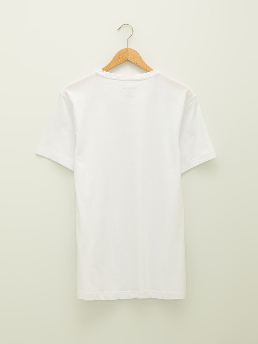Crew Neck Short Sleeve Basic Combed Cotton Men's T-shirt-6