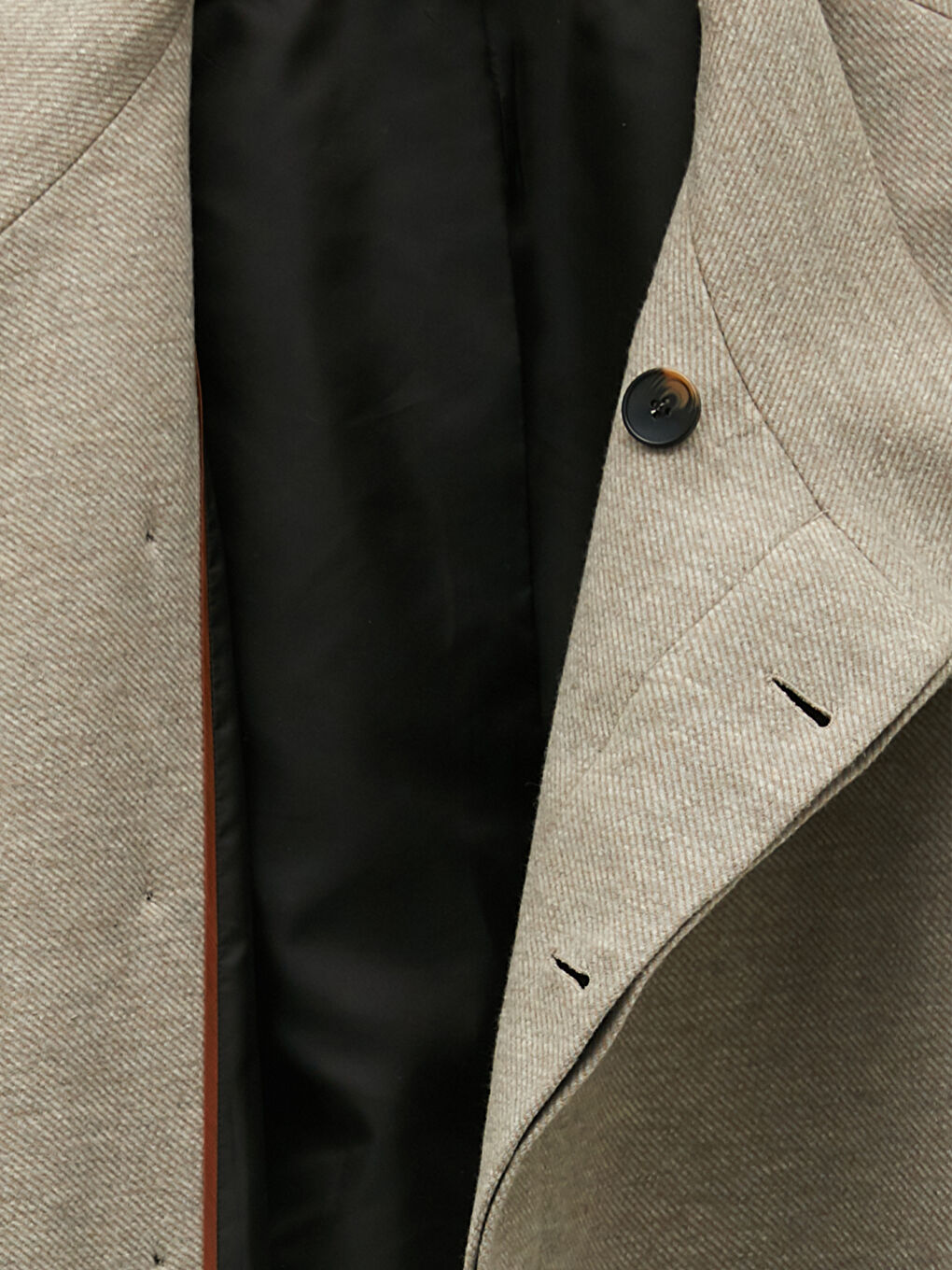 Palton Gros Slim Fit cu Guler Tip Pâlnie pentru Bărbați-7