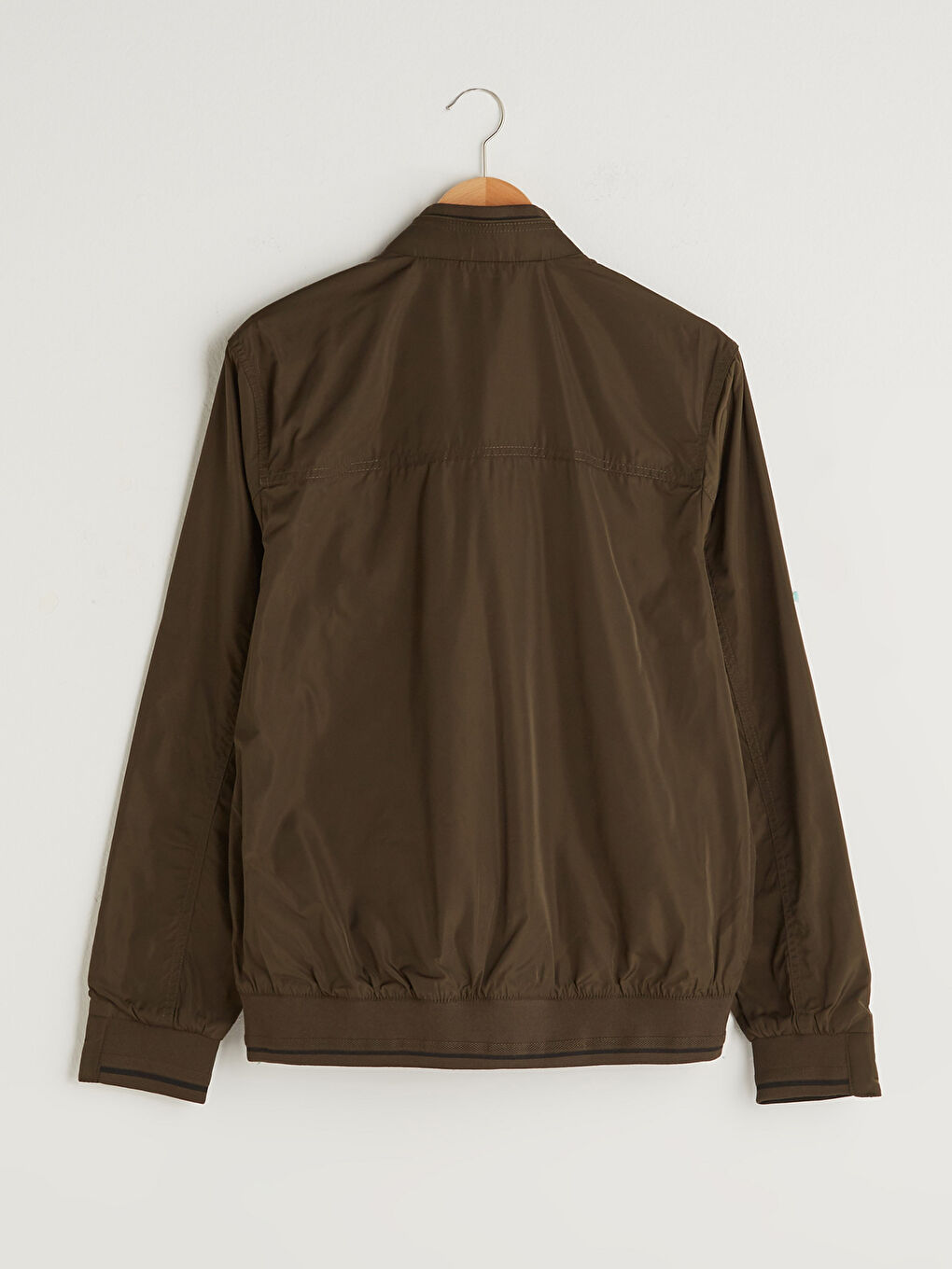 Veste Bomber Coupe Slim à Col Montant Confortable Pour Hommes-8