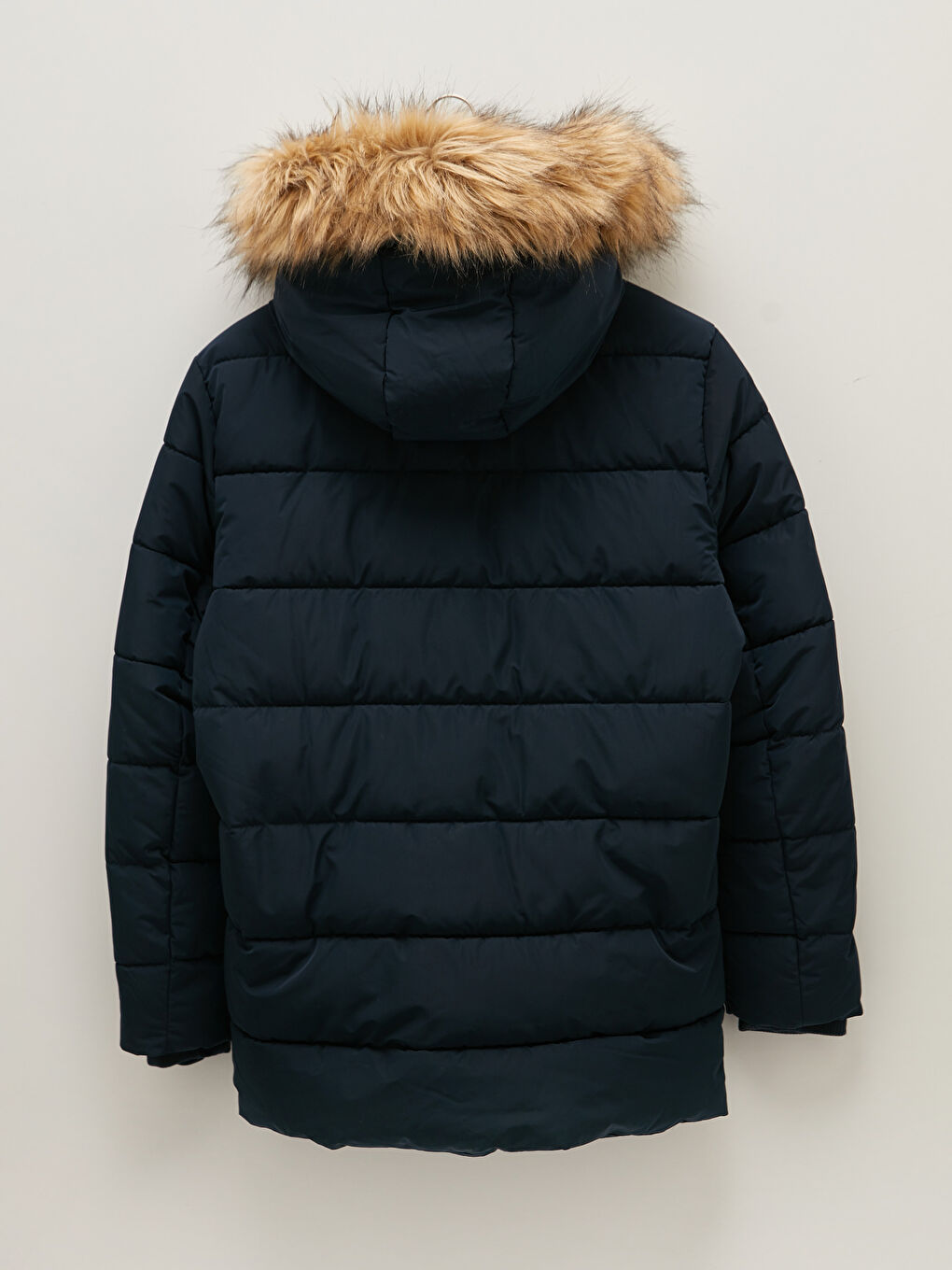 Slim Fit Hooded Men's Puffer Coat-7