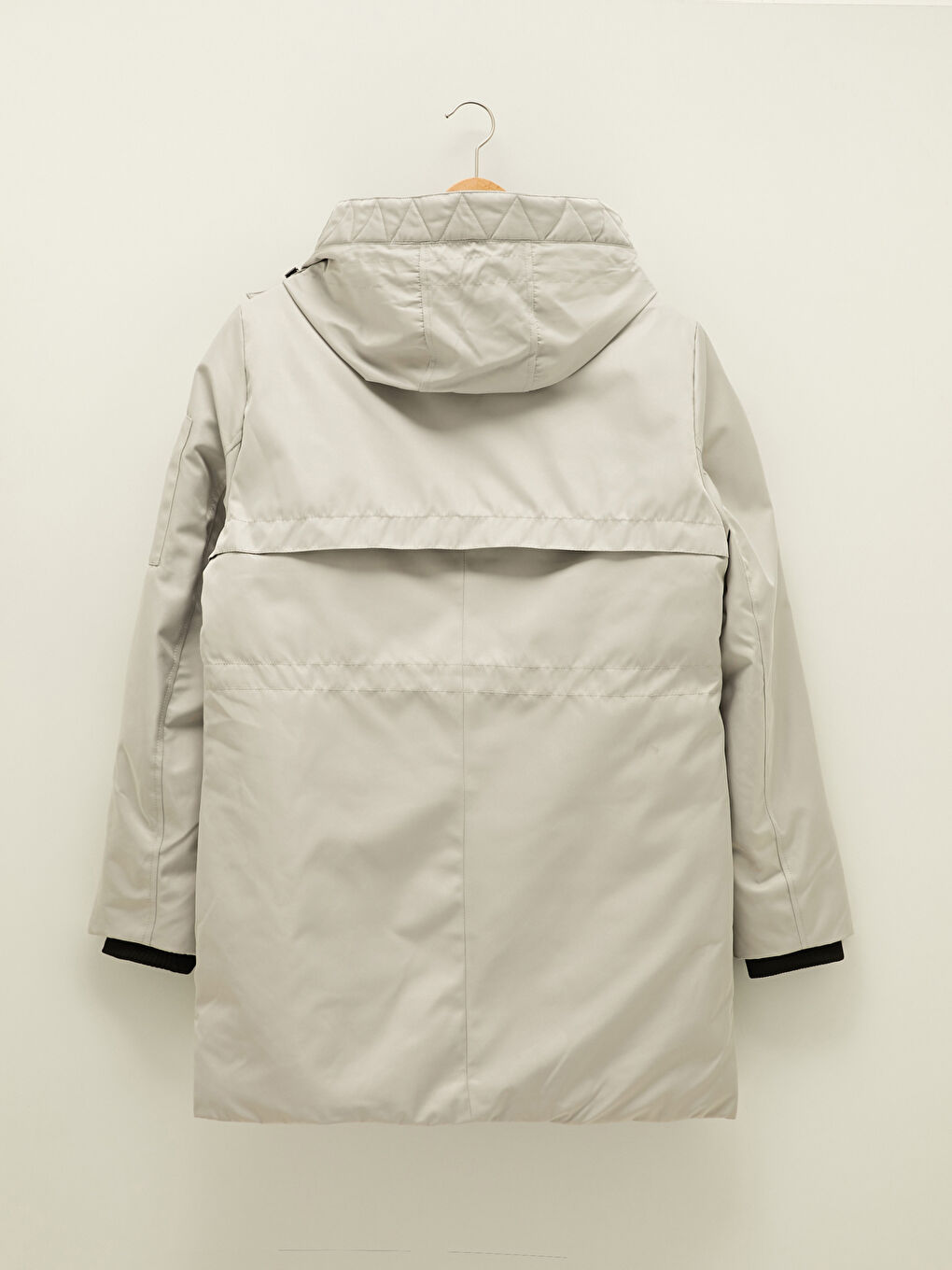 Slim Fit Hooded Thick Men's Parka-9