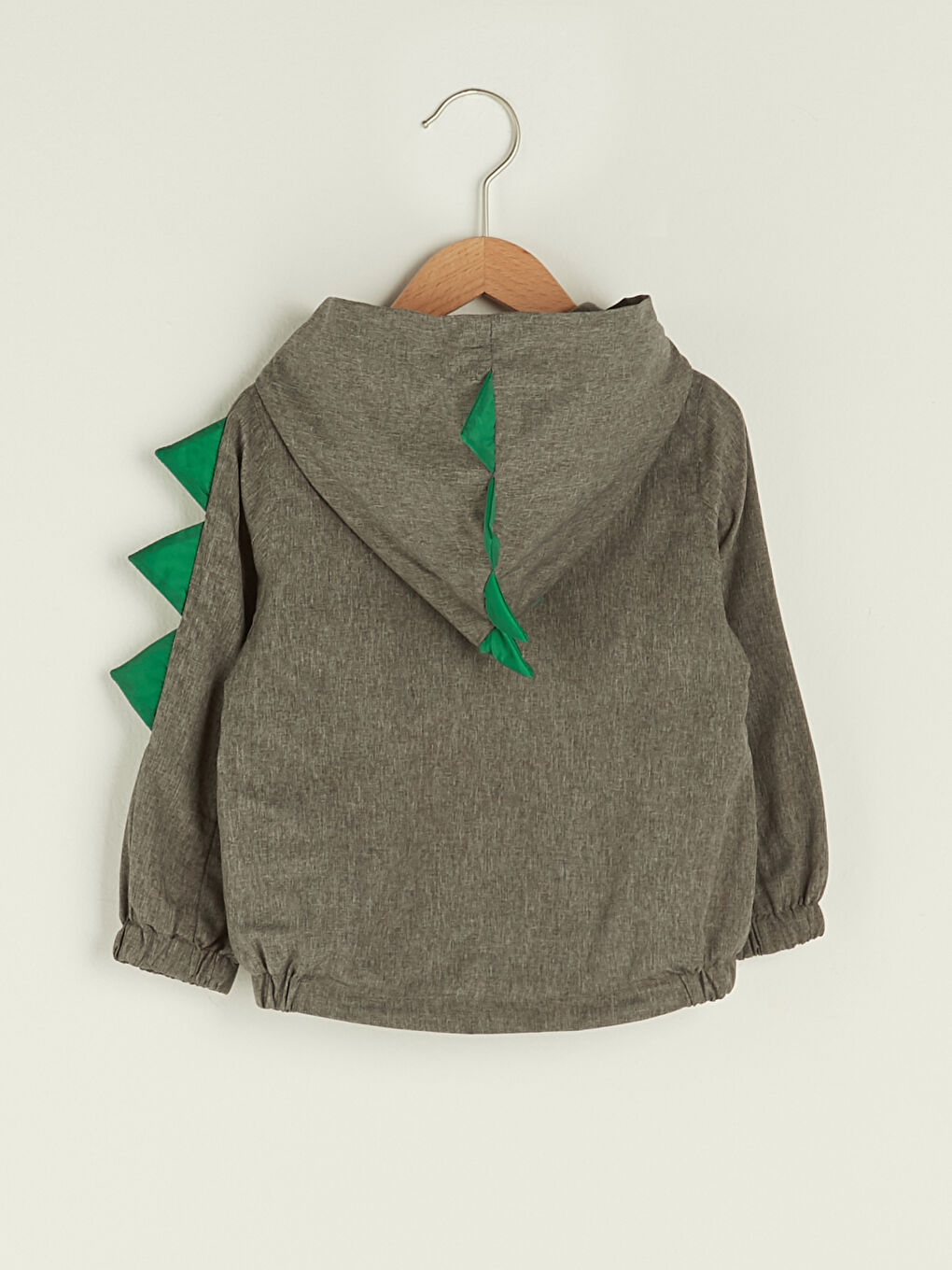 Дождевик с капюшоном и длинным рукавом с вышивкой для малыша мальчика-5