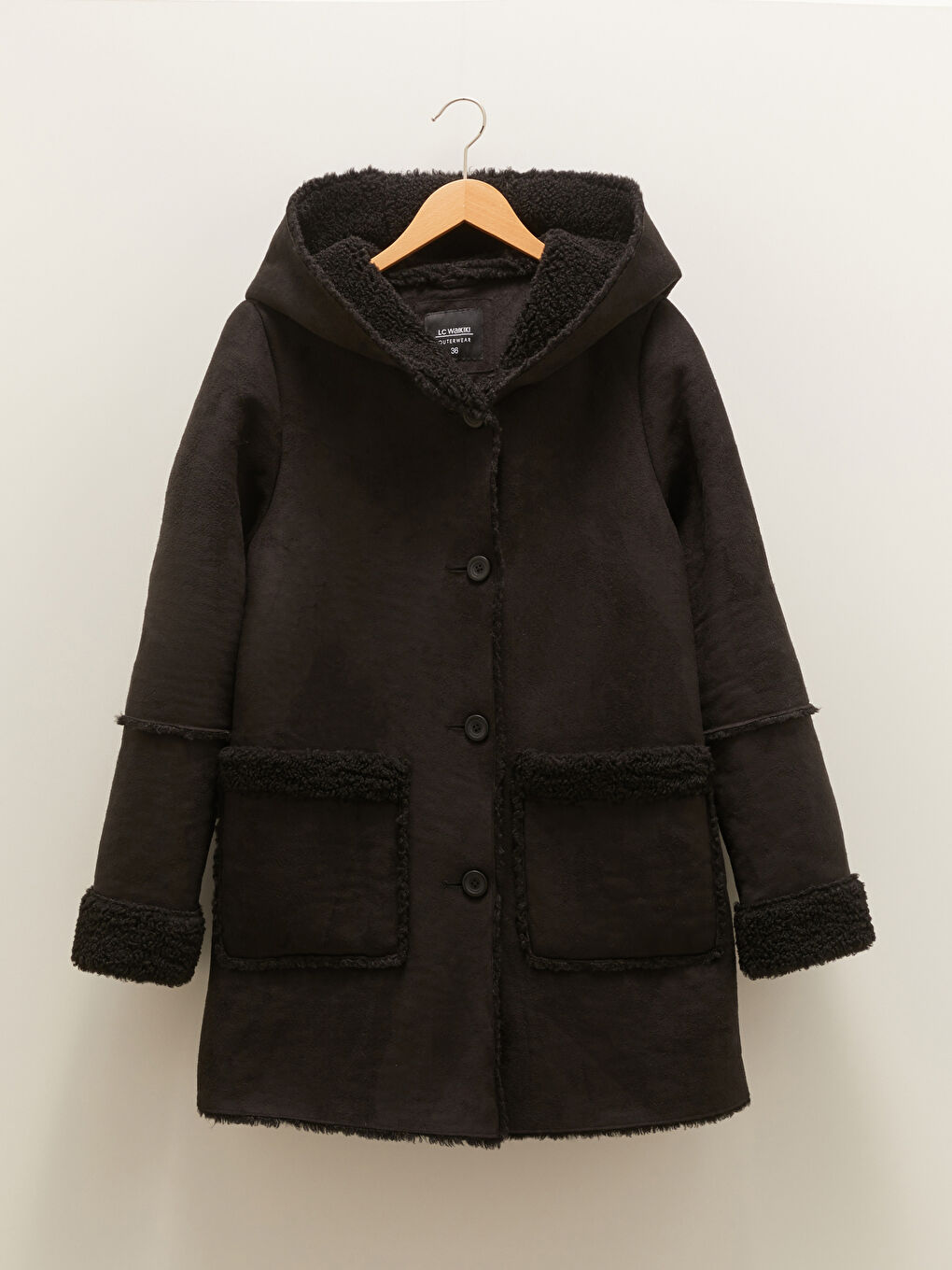 Žena CRNA Zimski kaput-7