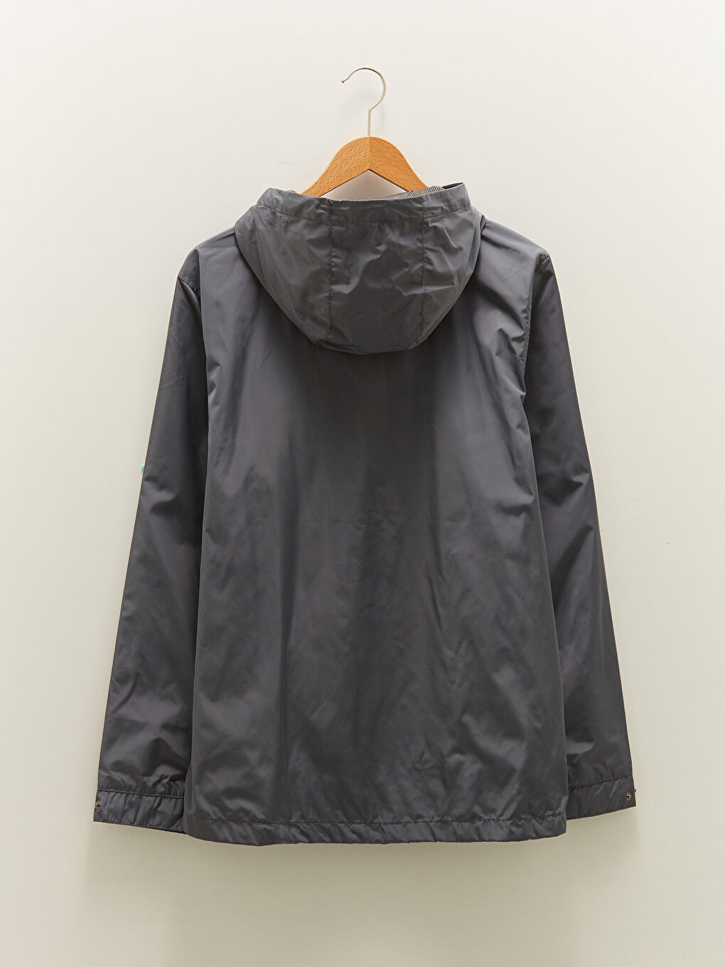 Дождевик Мужской Тонкий С Капюшоном Свободного Кроя-7