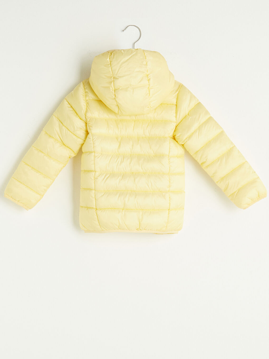 Girl Thin Down Coat With Hood-1