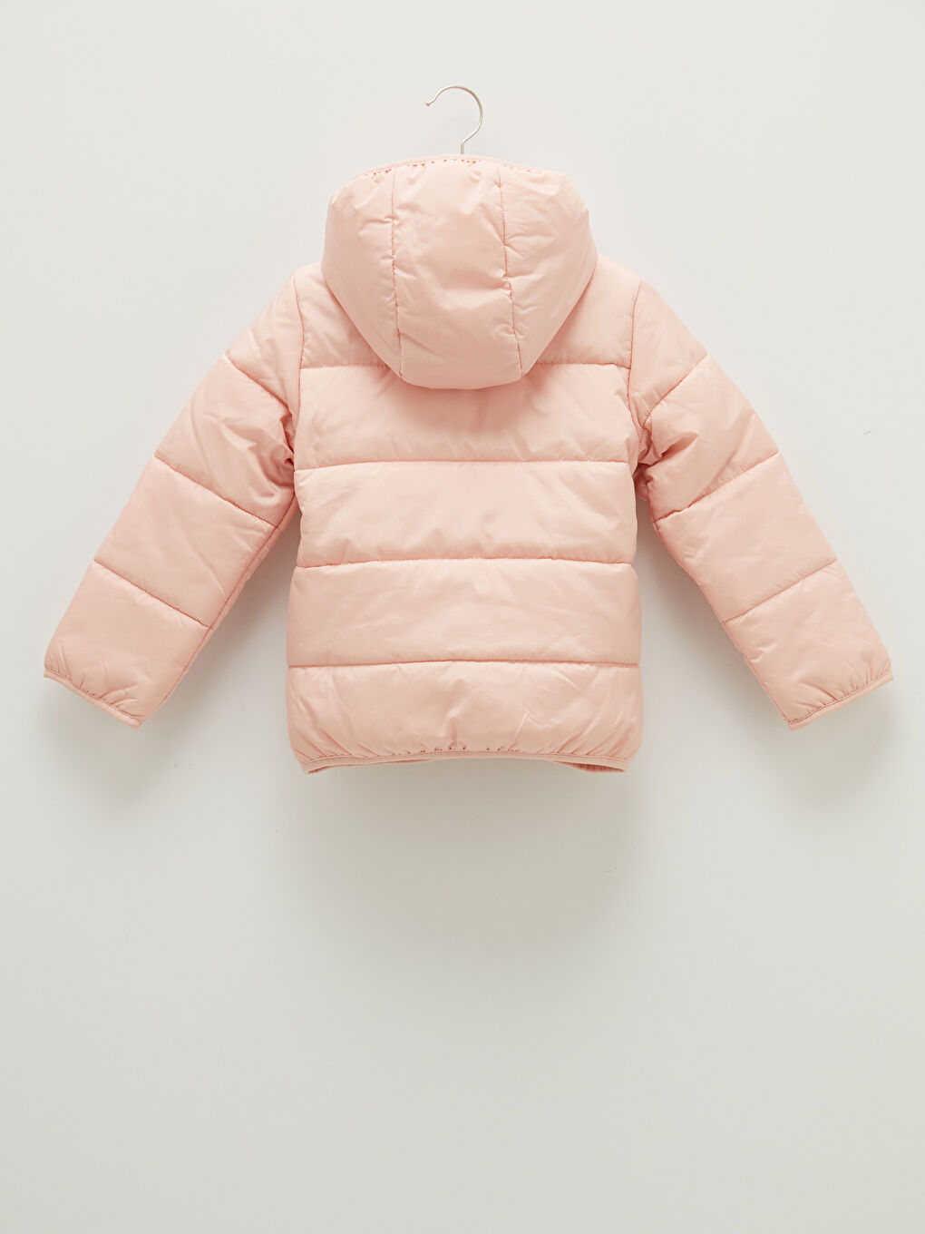 Қызға арналған қалың капюшонды пуховик-1