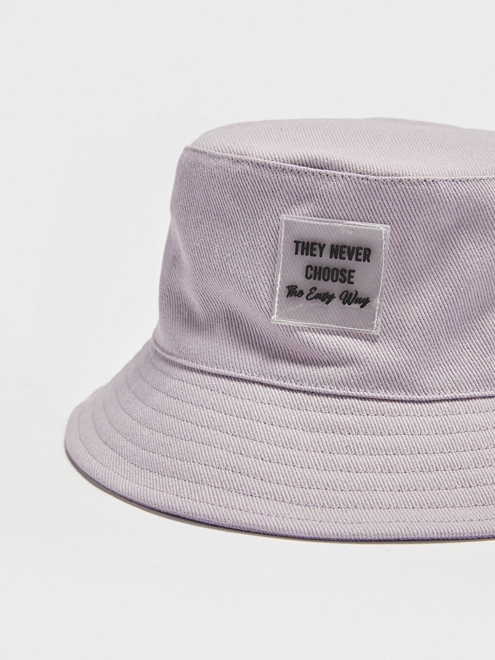 Label Printed Women's Bucket Hat-1