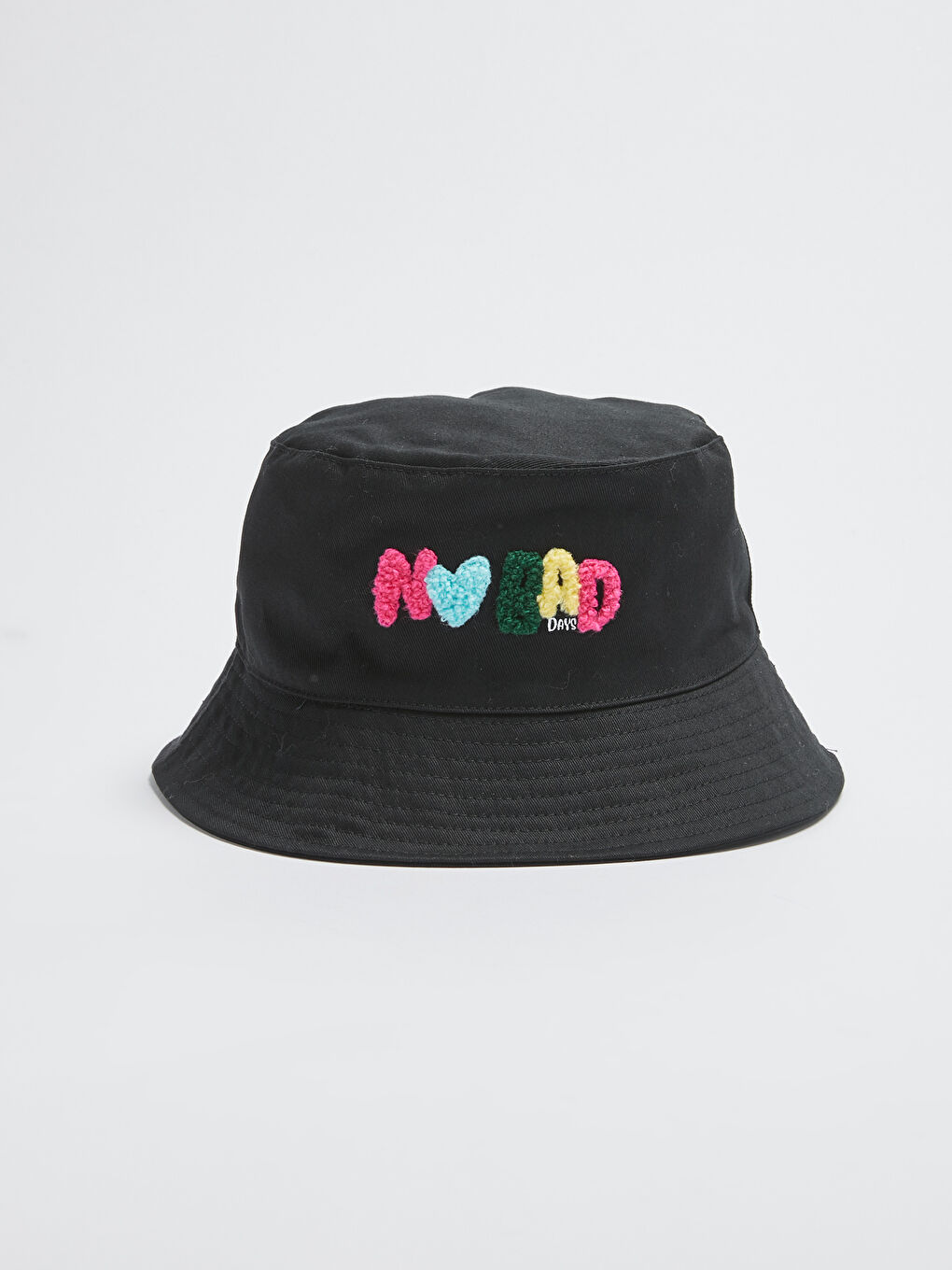 LCW ACCESSORIES Girl's Slogan Embroidered Bucket Hat -W10379Z4-HUC
