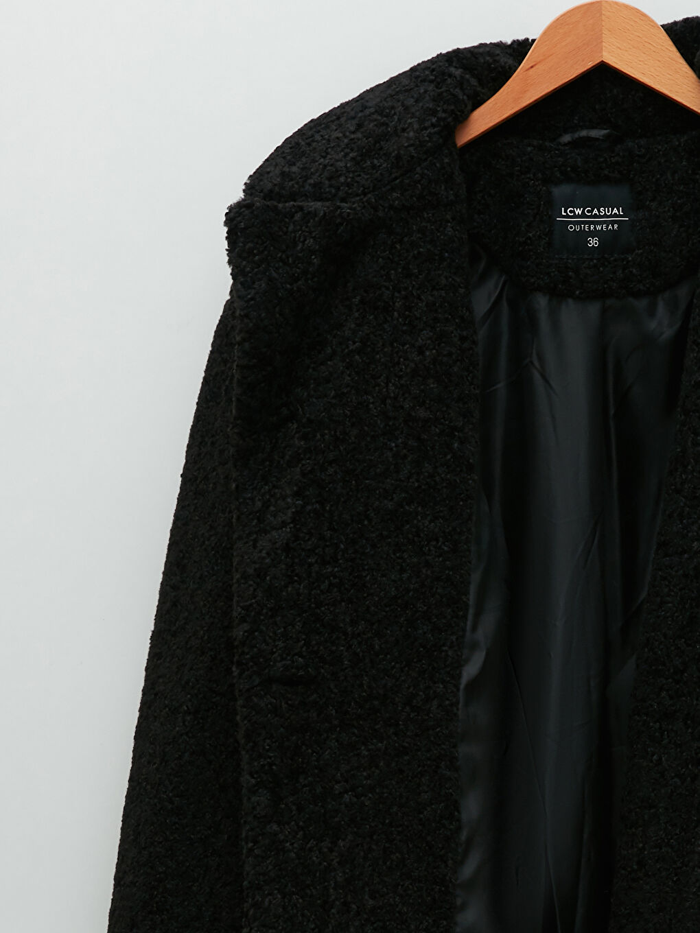 LCW Vision Mantel für Damen mit Knopfleiste und Jackenkragen -W10399Z8-CVL