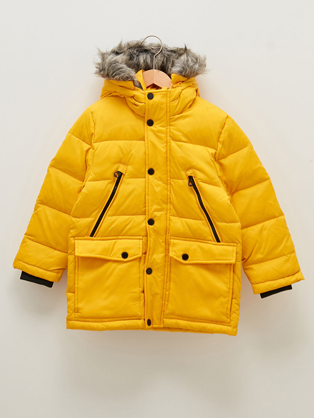 LCW Kids Hooded Boy Goose Down Coat -W10426Z4-FPG