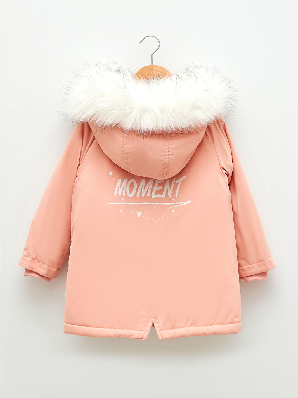 Hooded Printed Girls Parka-1