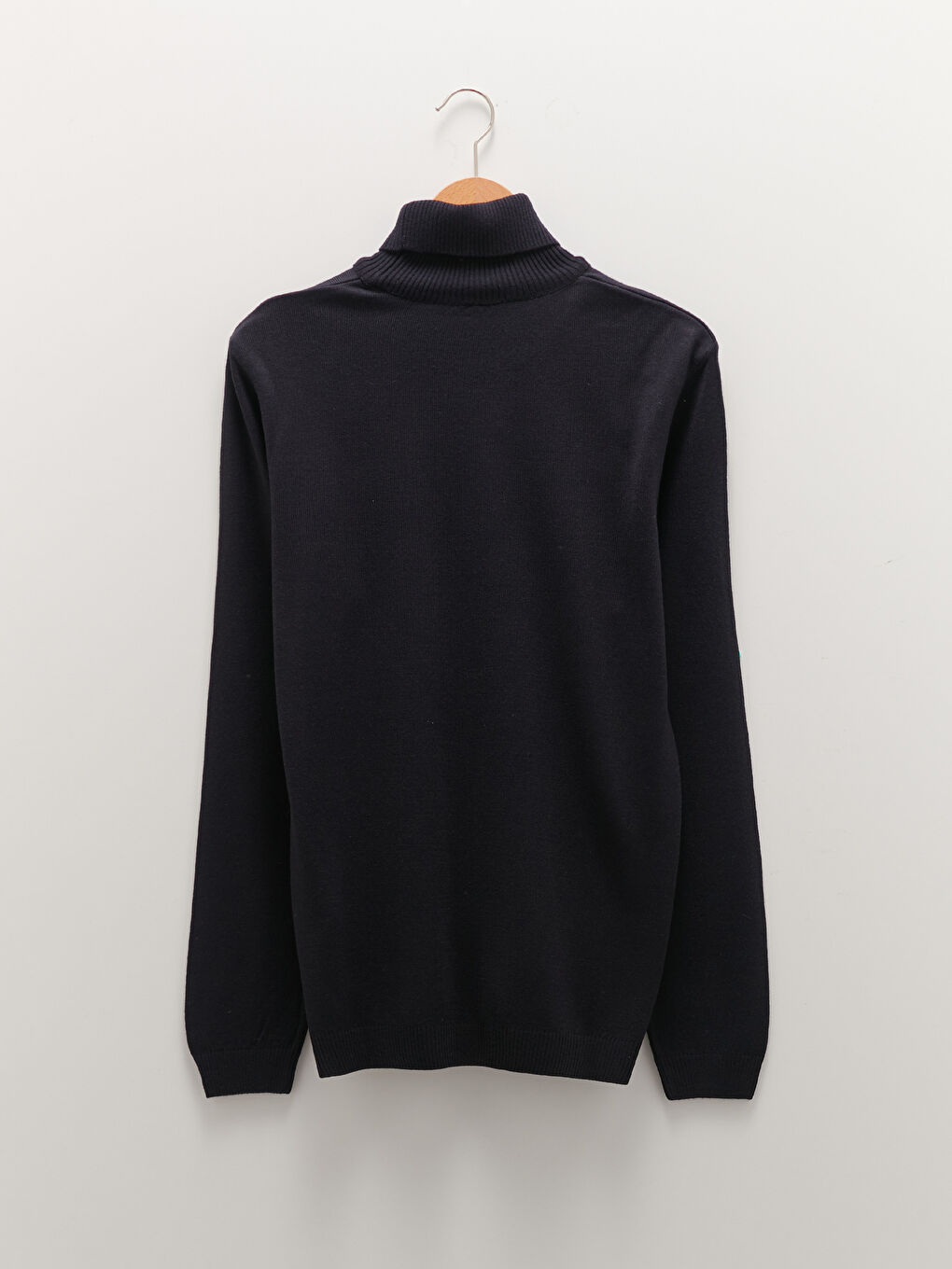 سترة تريكو كم طويل رفيع ياقة هاي نيك للرجال-6