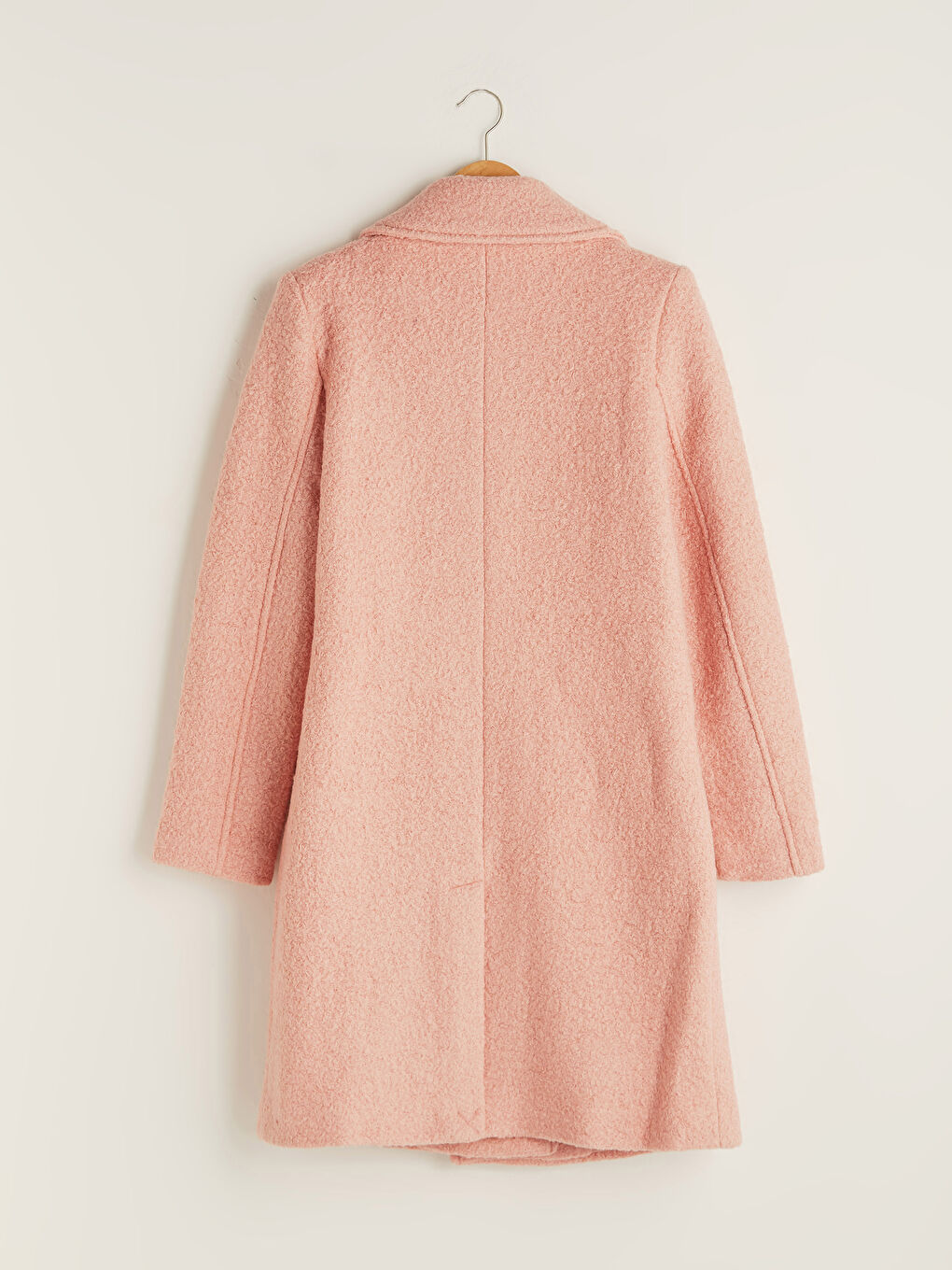 әйелдерге арналған қалтасы бар ұзын жеңді кәчет пальто-6