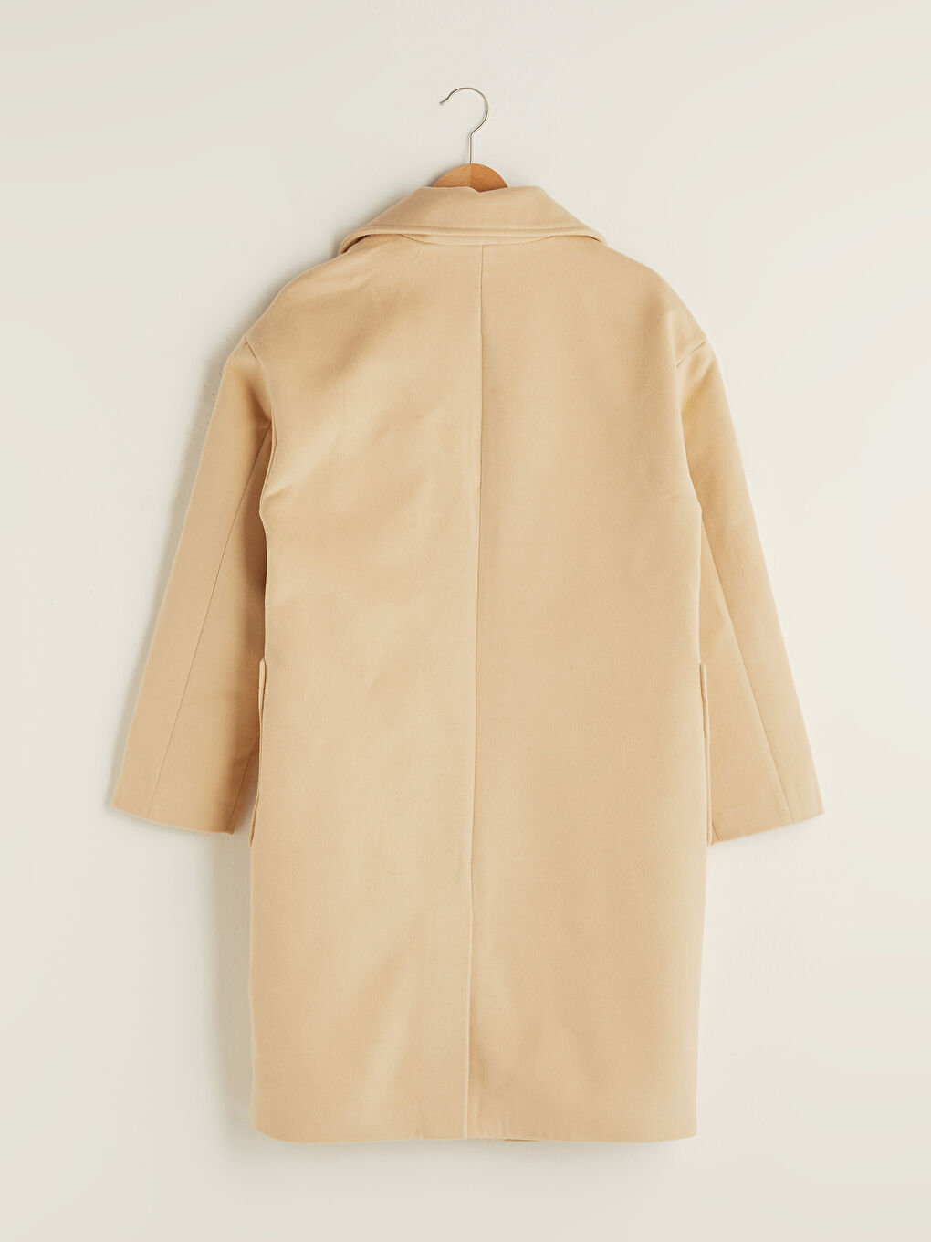 Jacket Collar Regular Pocket Detailed Long Sleeve Women's Cachet Coat-7