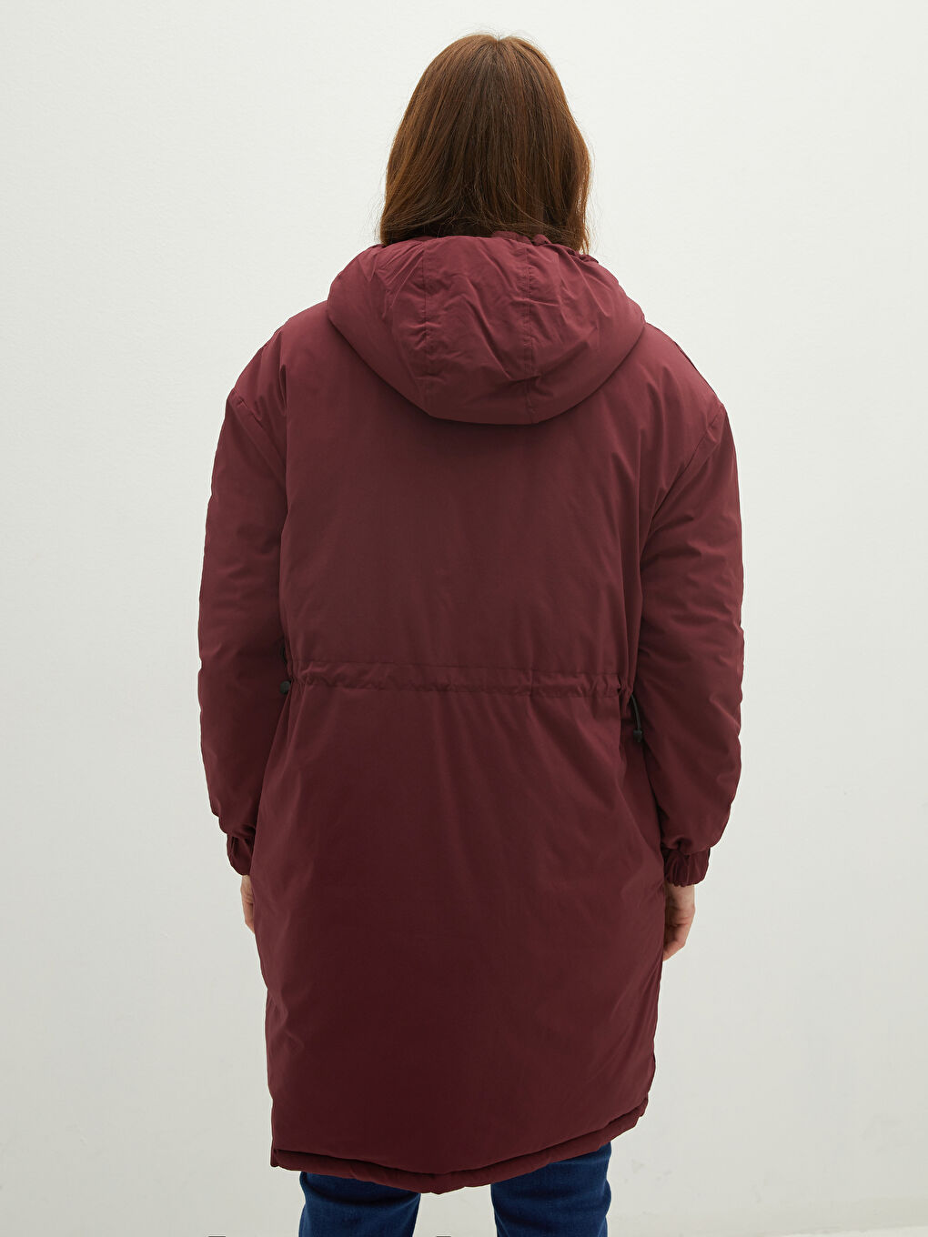 LCWAIKIKI Classic Hooded Collar Double Sided Pocket Detailed Long Sleeve Women's Raincoat -W10540Z8-CZT