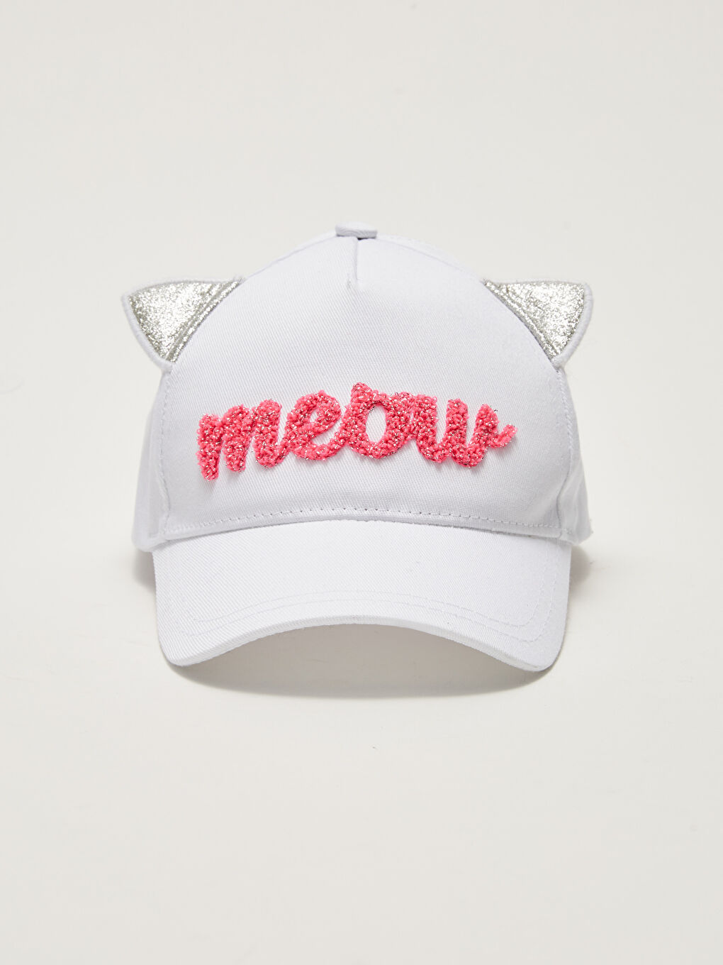 Casquette Chapeau en Forme de Chat pour Fille avec Broderie de Lettres