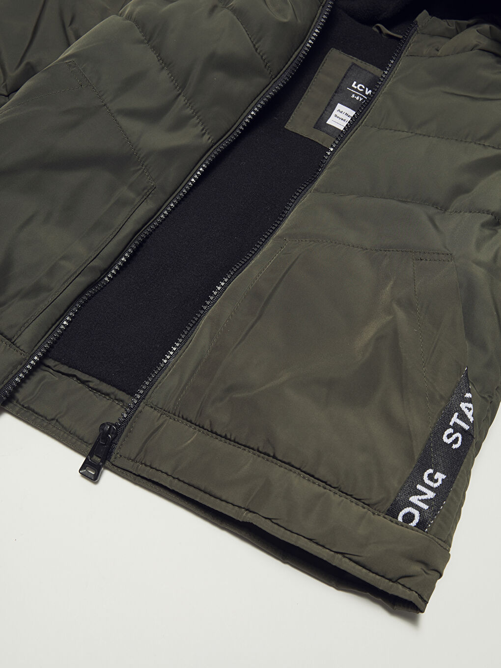 Zimska Jakna za Dečake sa Kapuljačom i Dugim Rukavima-1