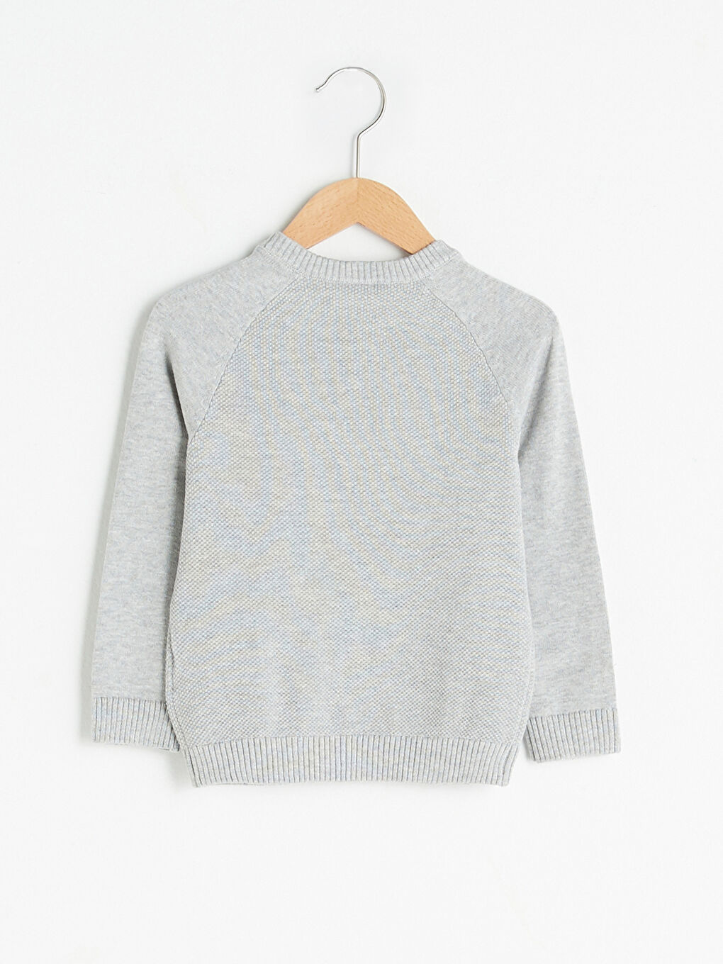 Džemper za bebe dečake od trikotaže sa okruglim izrezom i uzorkom-3