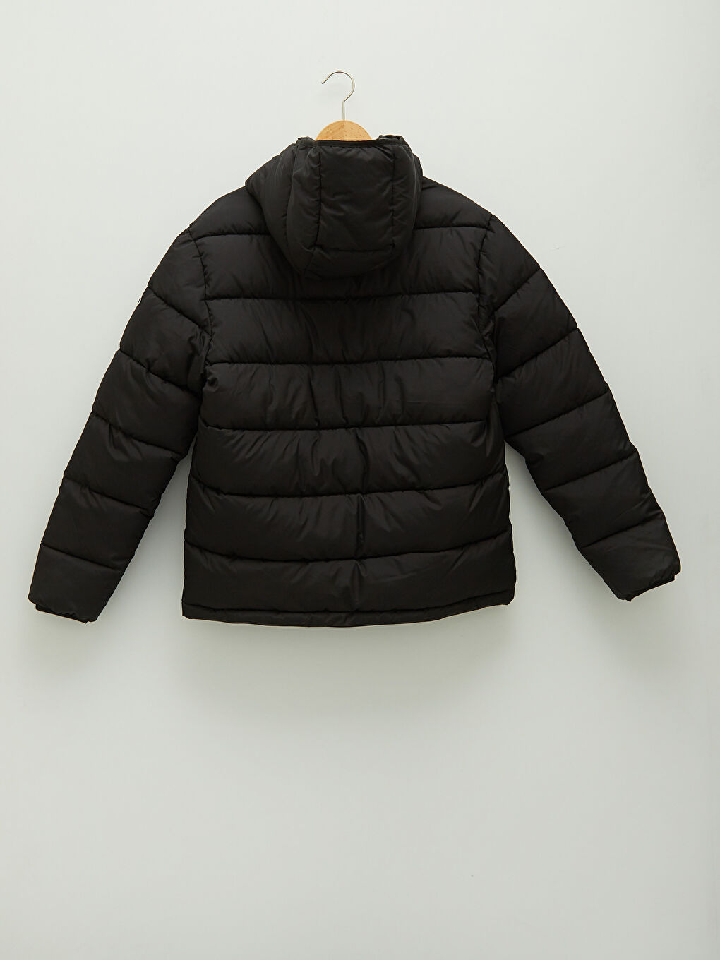 Geacă Matlasată Slim Fit cu Glugă pentru Bărbați-7